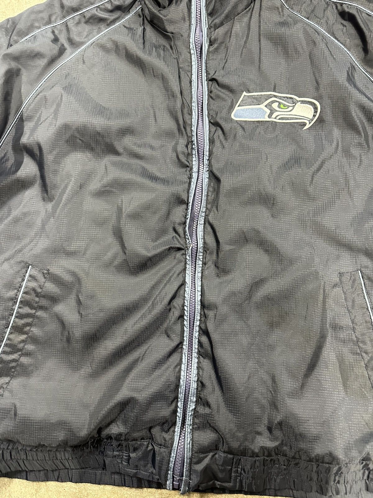 NFL Crazy Y2K NFL Seattle Seahawks Windbreaker Jacket Size US L / EU 52-54 / 3 - 10 Thumbnail
