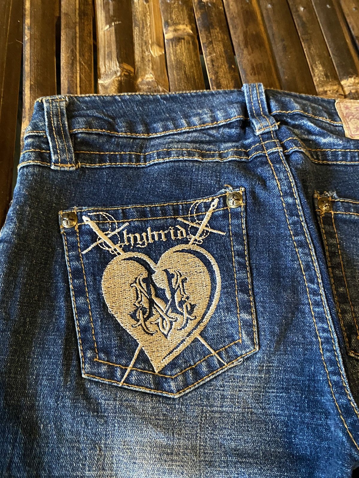 SKY BOMBER DENIM PANTS