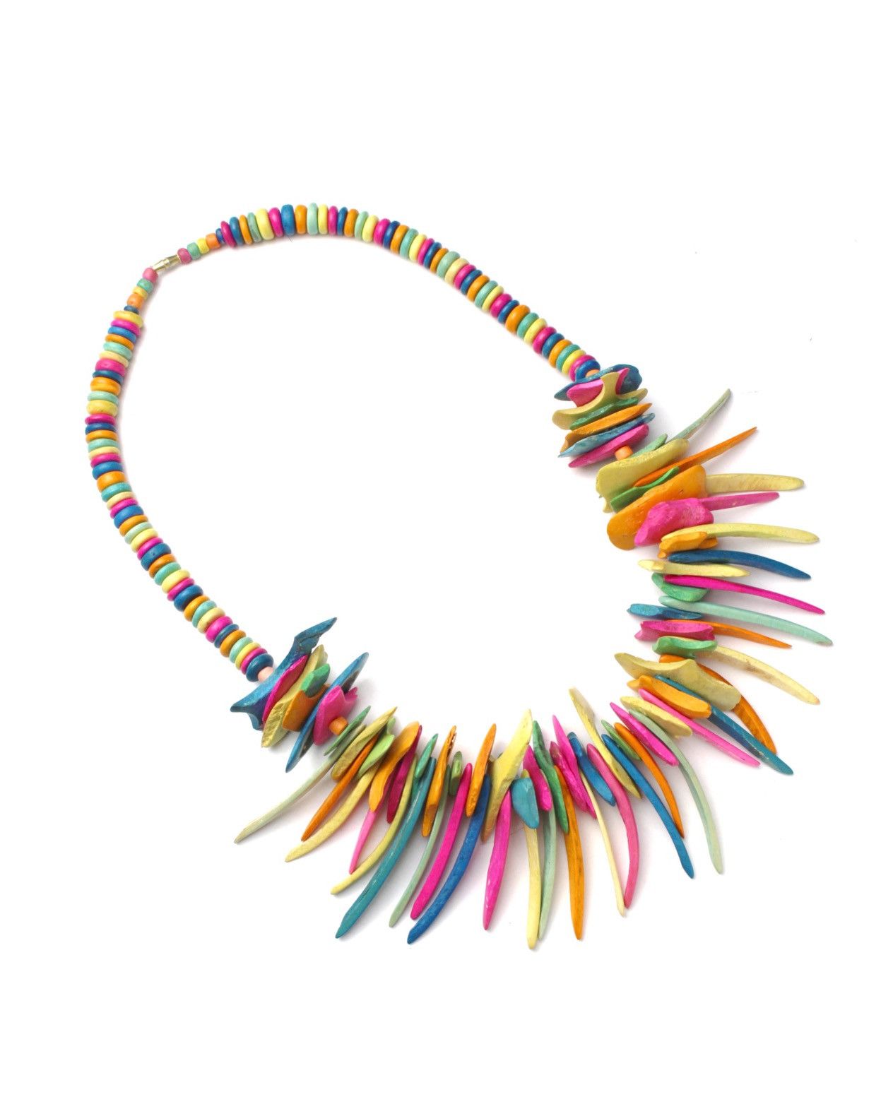 Hysteric Glamour 1980S BOHO WILD POP HAND-DYED WOOD SPIKE NECKLACE Size ONE SIZE - 2 Thumbnail