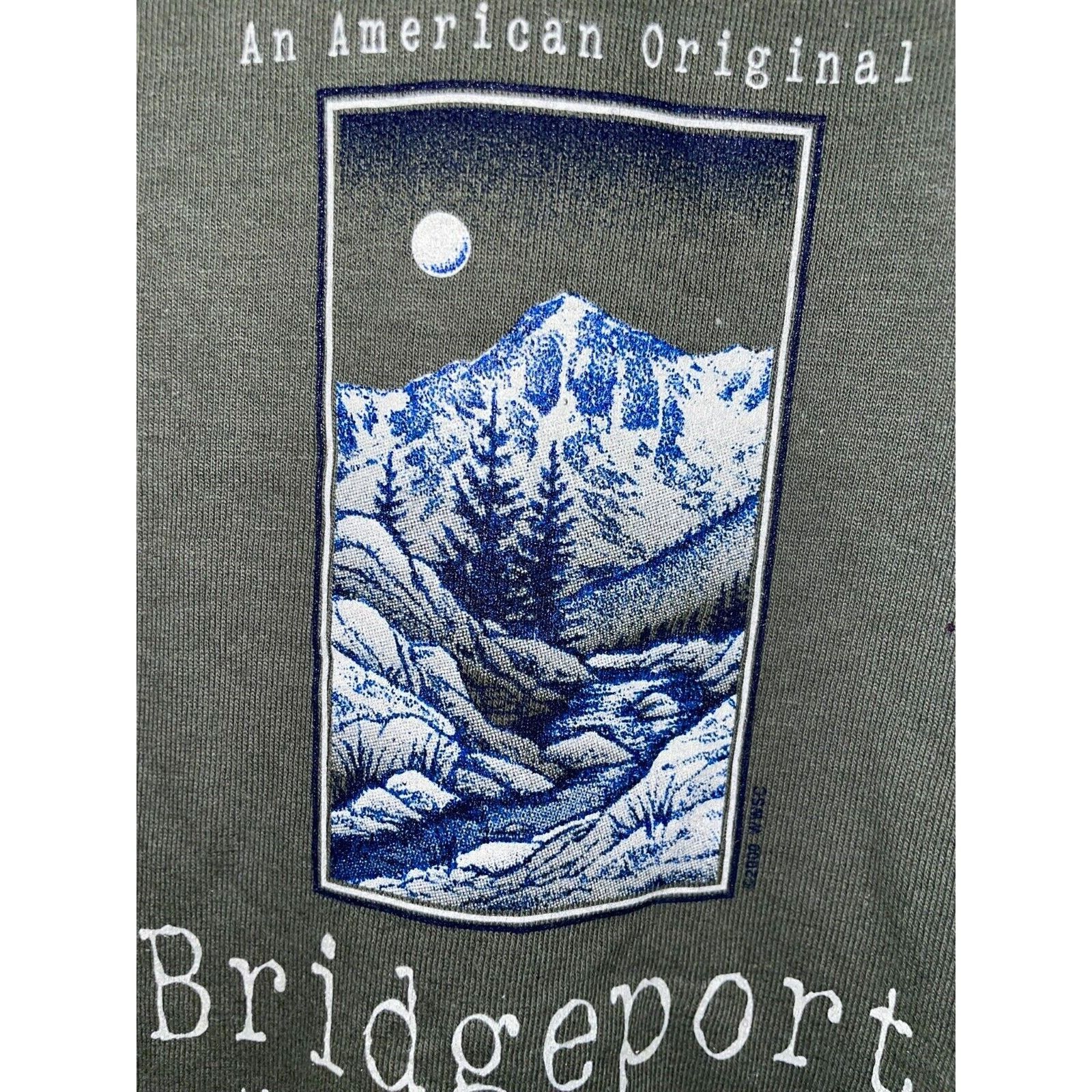 Anvil Vintage Bridgeport Shirt American Original Winter Ski 90s XL Size US XL / EU 56 / 4 - 4 Thumbnail