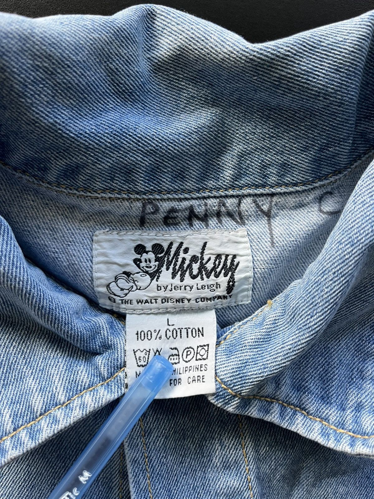 Disney × Vintage Vintage 90s Disney denim jacket Size L / US 10 / IT 46 - 4 Thumbnail