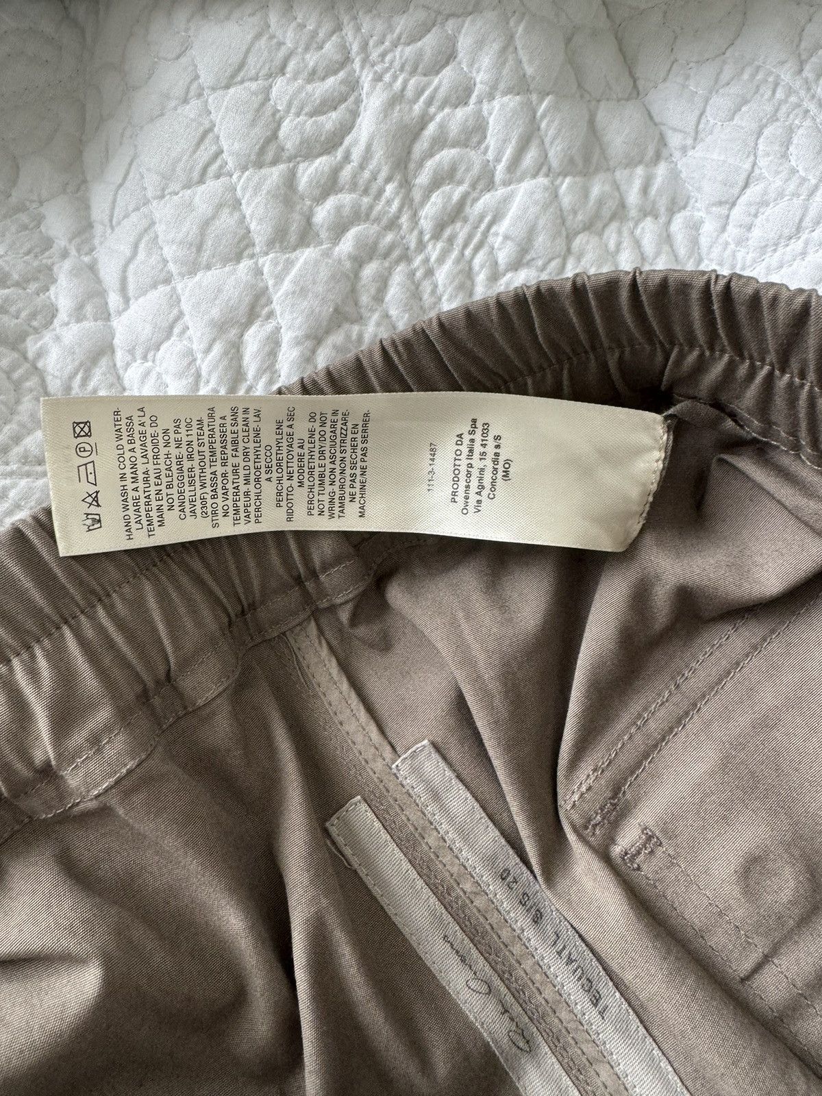 Rick Owens RICK OWENS Cotton-blend twill cargo trousers Size US 36 / EU 52 - 4 Thumbnail