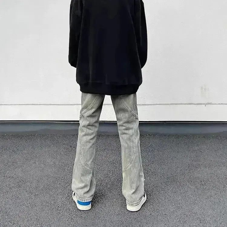 Japanese Brand Retro washed straight leg jeans Size US 32 / EU 48 - 5 Thumbnail