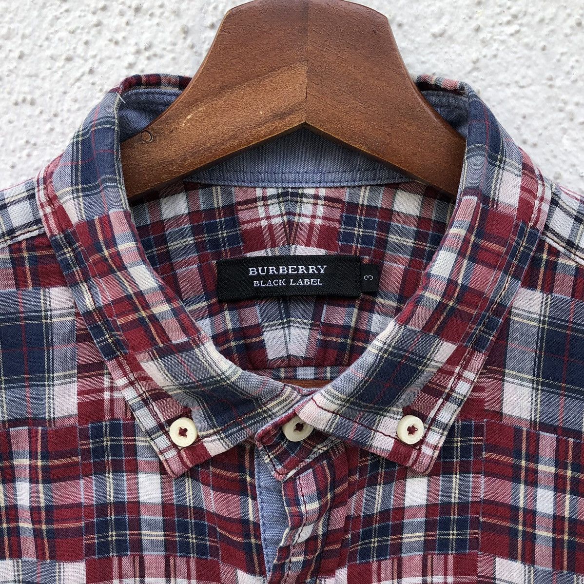 Burberry Burberry Printed Pattern Patchwork Short Sleeves Shirt Size US M / EU 48-50 / 2 - 11 Thumbnail