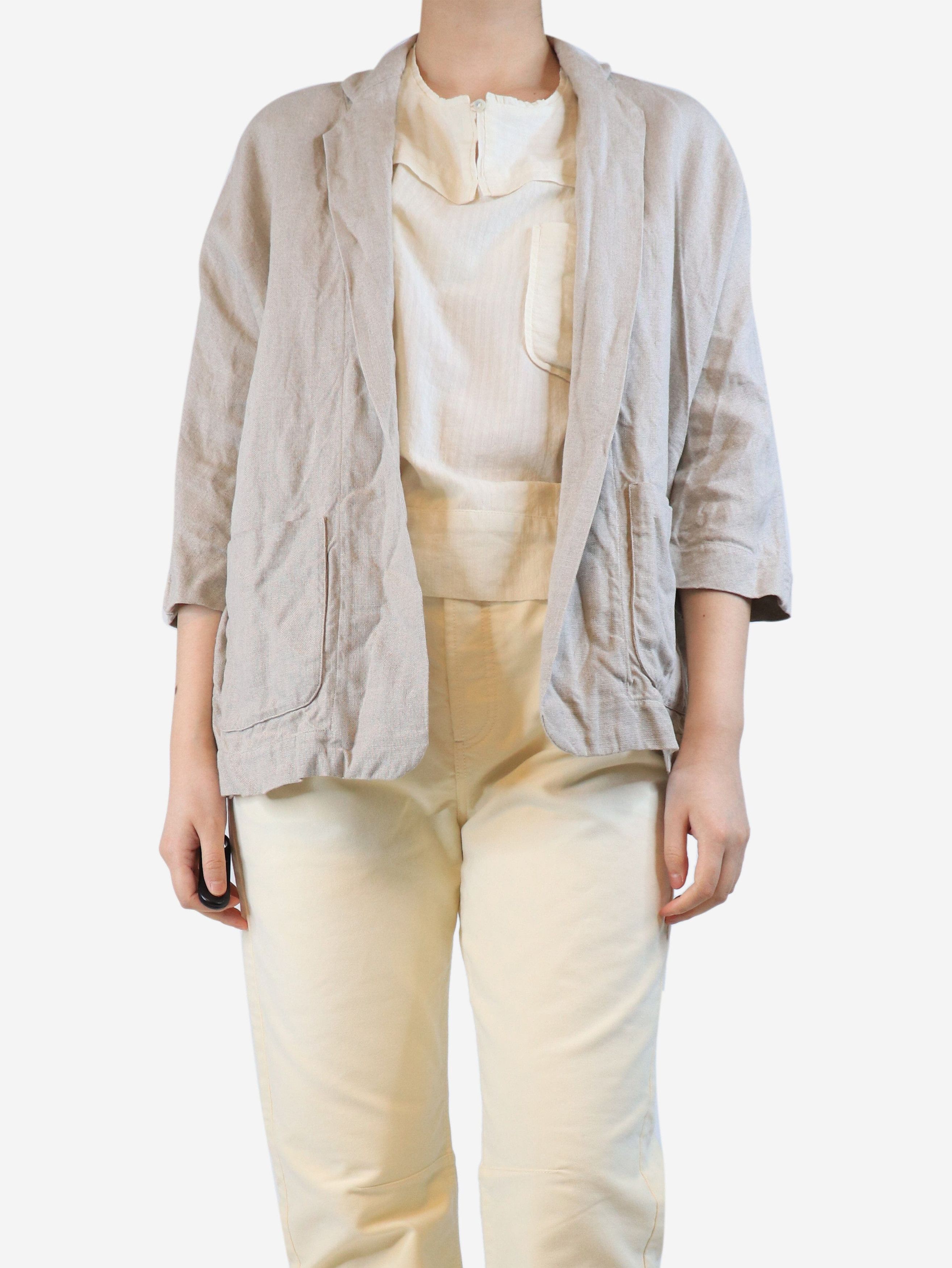 Other Neutral linen jacket - UK 10 Size S / US 4 / IT 40 - 1 Thumbnail