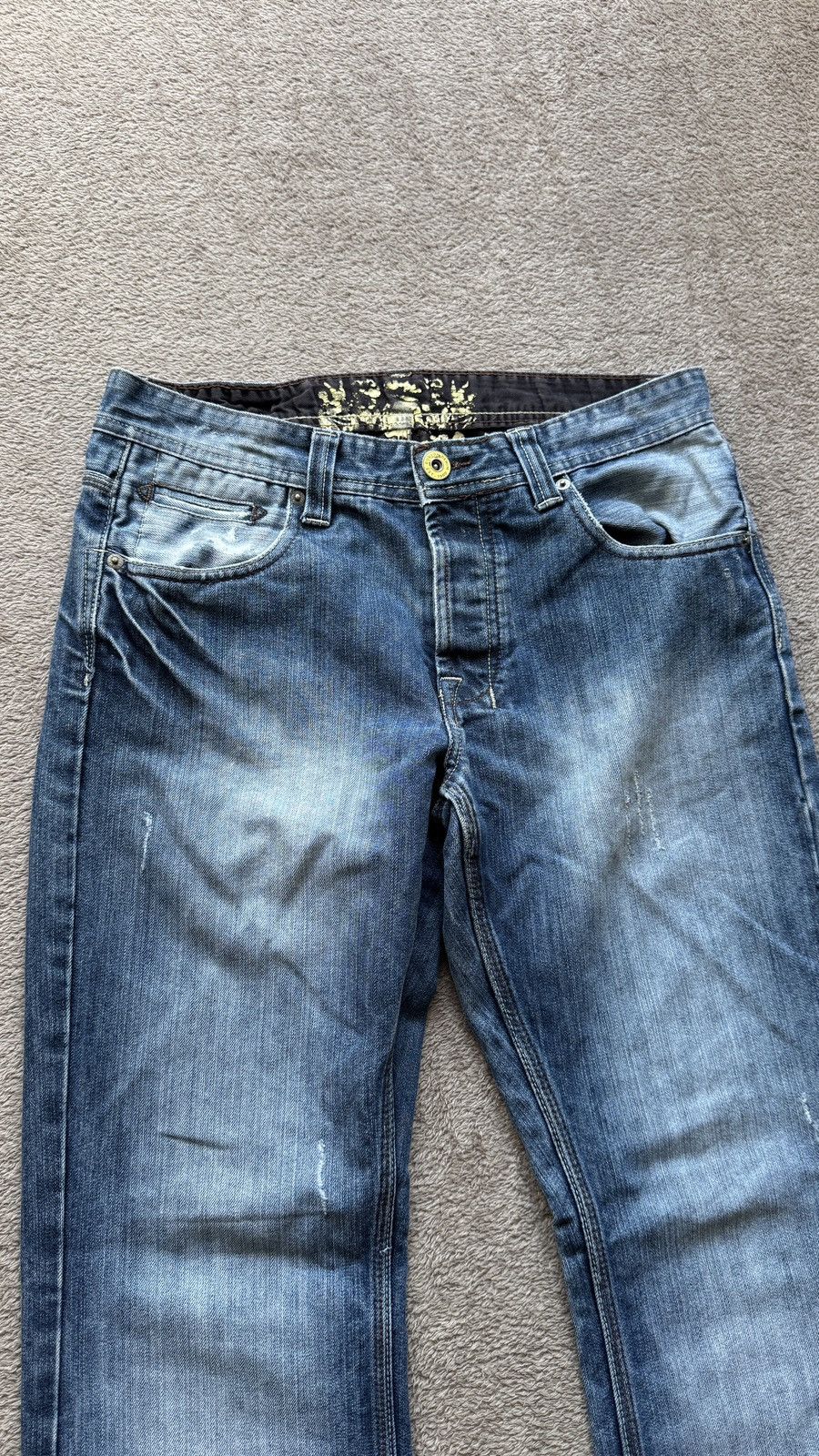 If Six Was Nine Jeans Burton washed denim faded pants Y2K Japanese Size US 32 / EU 48 - 2 Thumbnail