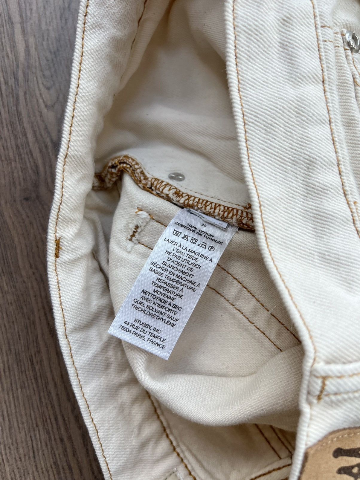 Stussy Stussy Classic Denim Jean Natural 30 Size US 30 / EU 46 - 8 Thumbnail