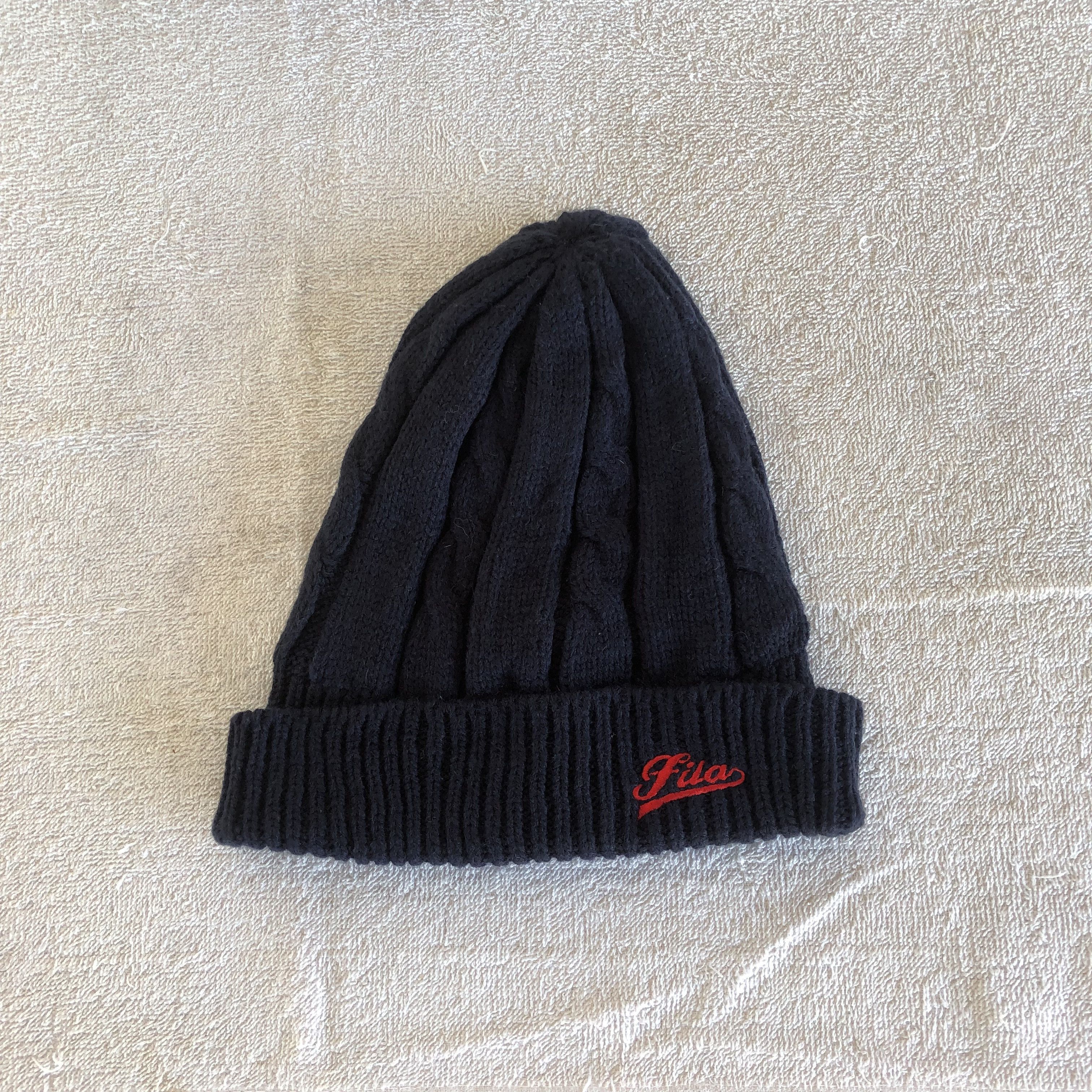 Fila Vintage 90 Fila Golf Beanie Knit Crochet Snow Caps Hats Size ONE SIZE - 5 Thumbnail