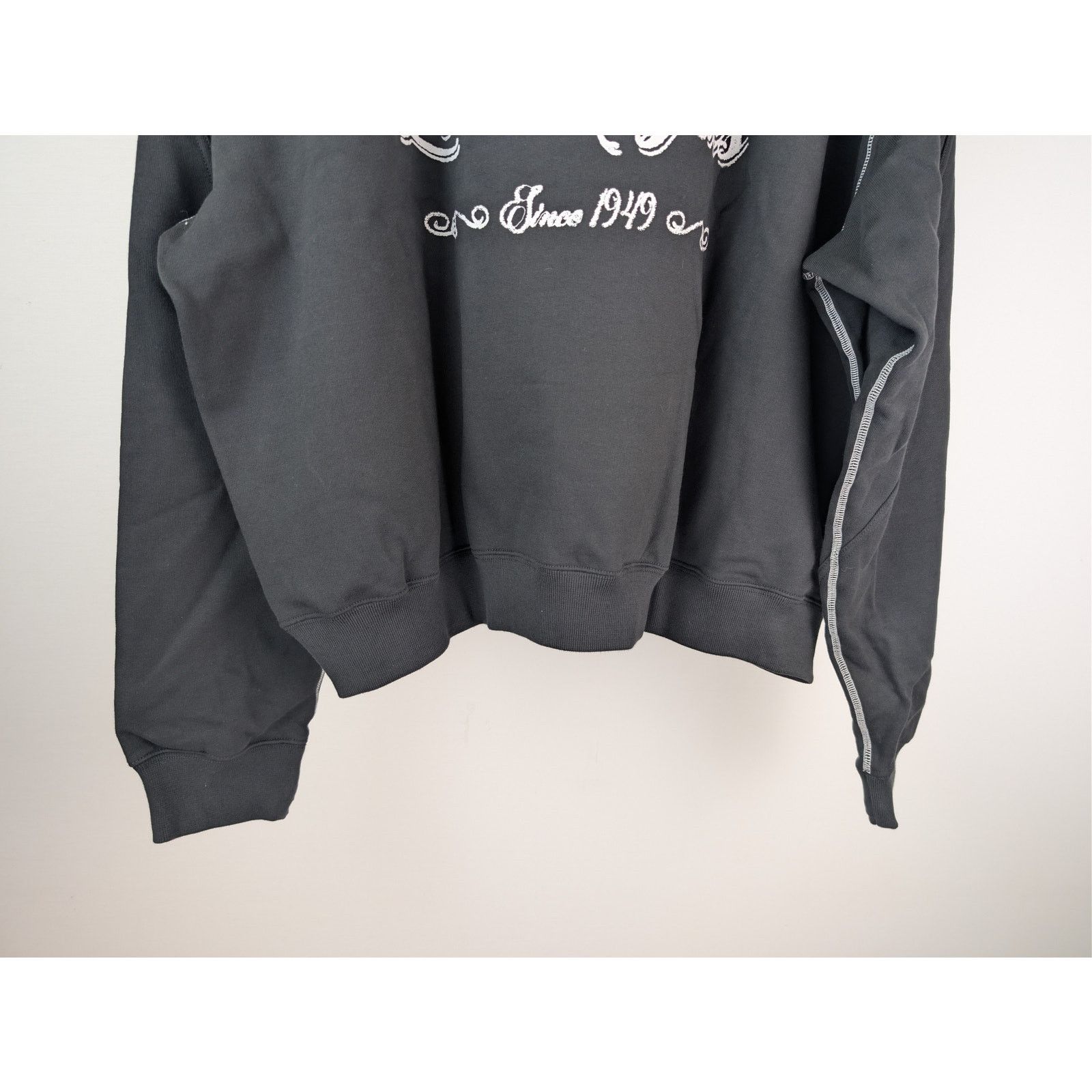 Adidas o1rshd1 Santa Monica Crewneck Sweatshirt in Black / White Size US XL / EU 56 / 4 - 13 Thumbnail