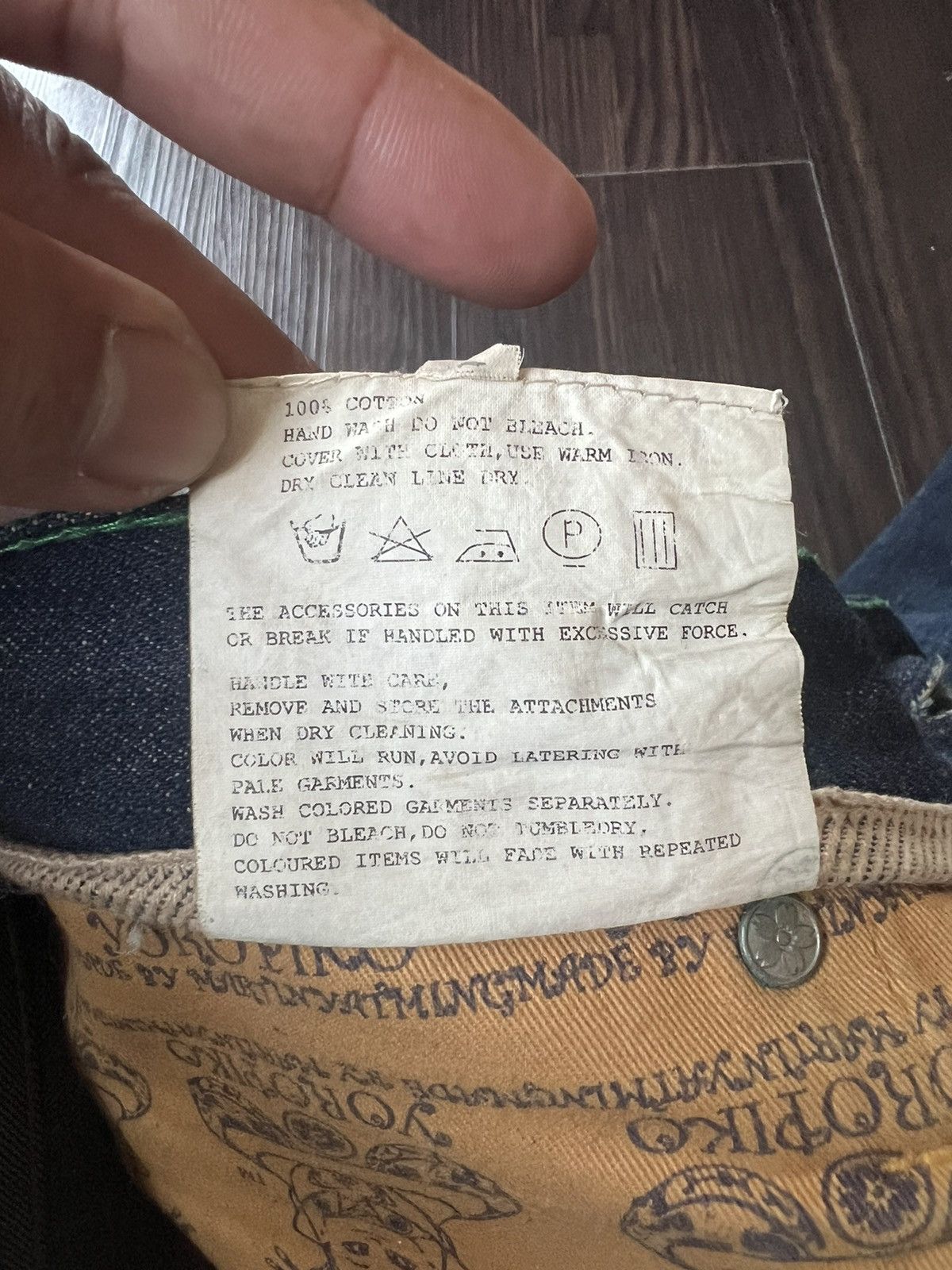 RMC Jeans 🔥 Archieves YOROPIKO MARTIN YATMING RMC DRAGON EMBROIDED Size US 38 / EU 54 - 13 Thumbnail