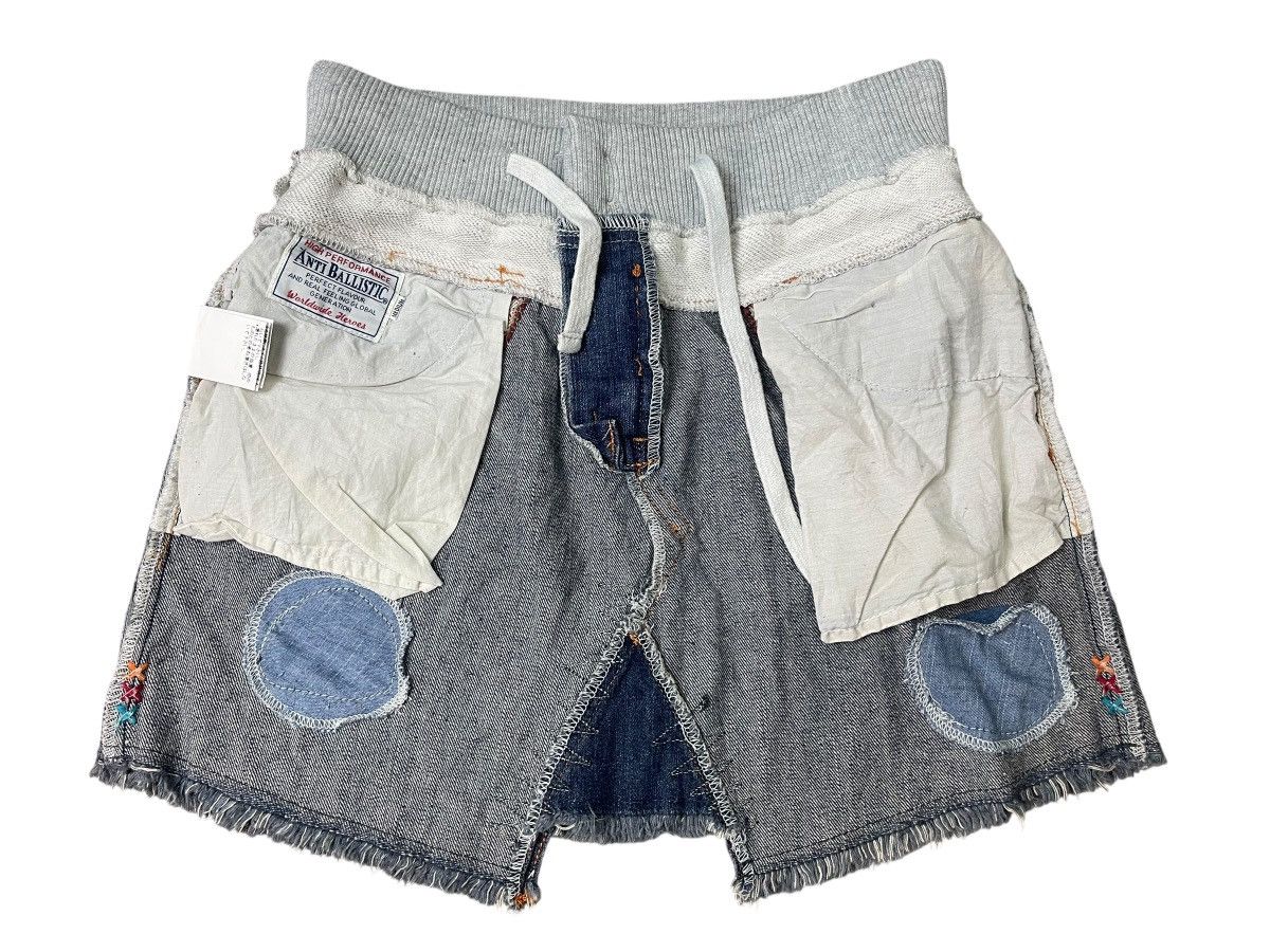 Japanese Brand Vintage Anti Ballistic Aztec Pattern Mini Skirt Streetwear Size 27" / US 4 / IT 40 - 9 Thumbnail
