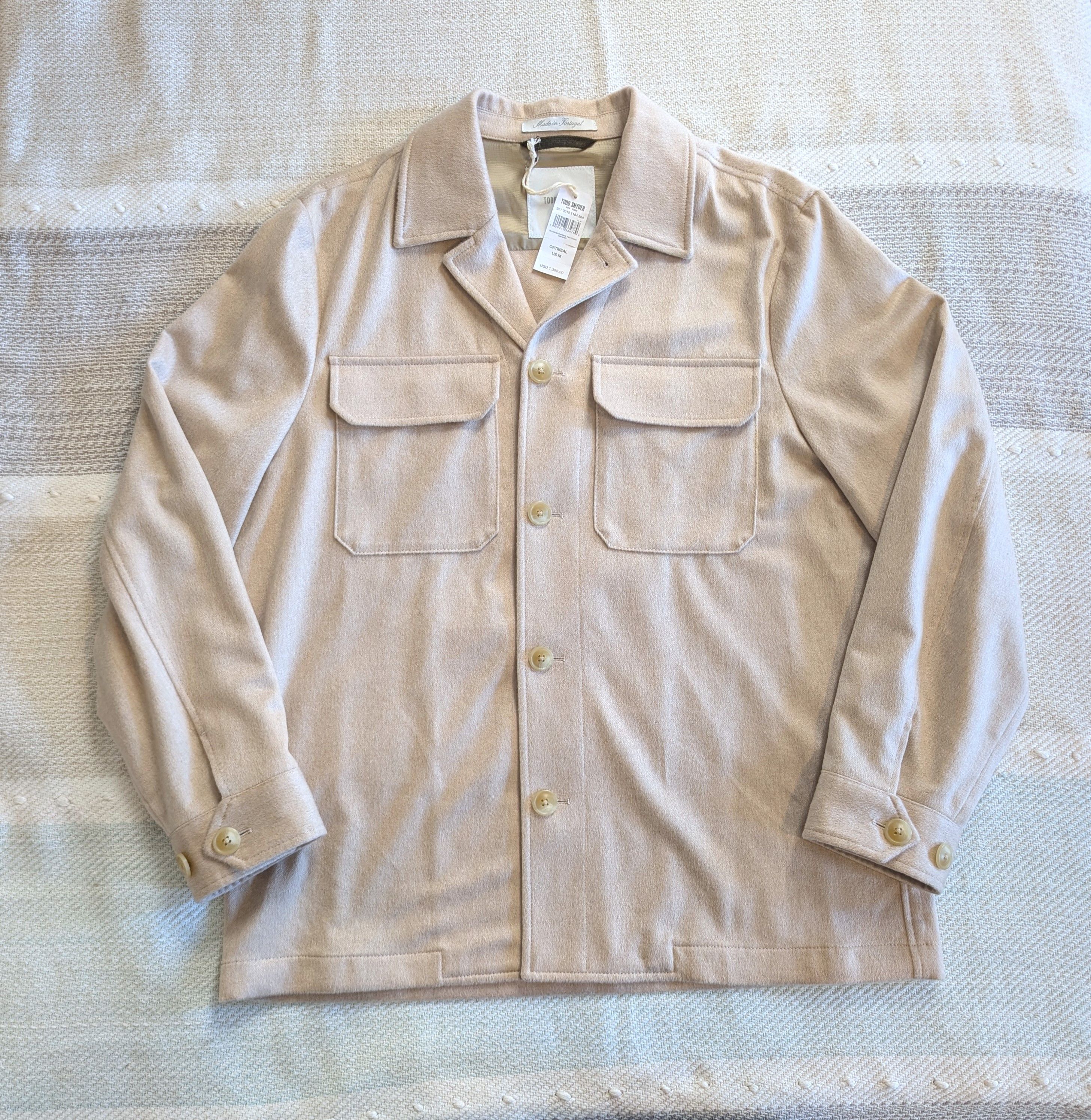 Todd Snyder Pure Cashmere Shirt Jacket Size US M / EU 48-50 / 2 - 11 Thumbnail