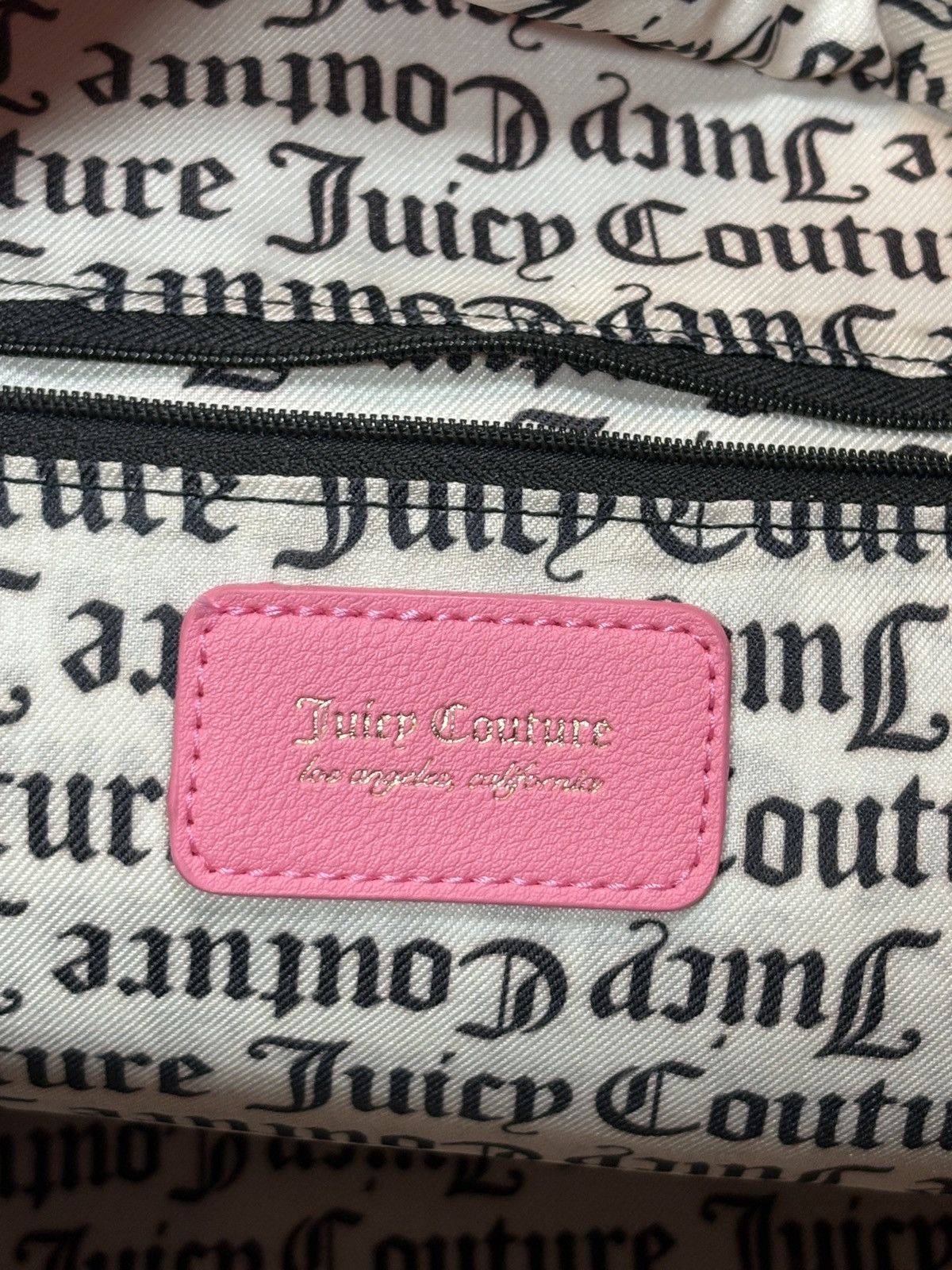Juicy Couture Vintage Y2K Juicy Couture Velvet Hot Pink Bedazzled Backpack Size ONE SIZE - 6 Thumbnail
