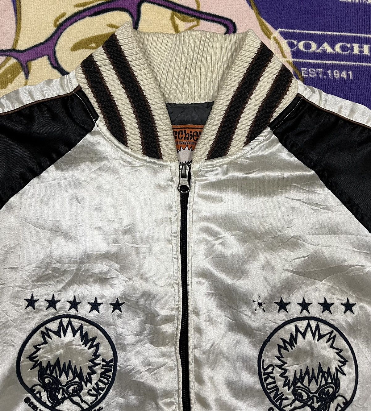 Cartoon Network MISCHIEVOUS Sukajan Jacket x Rare Design Size US M / EU 48-50 / 2 - 4 Thumbnail
