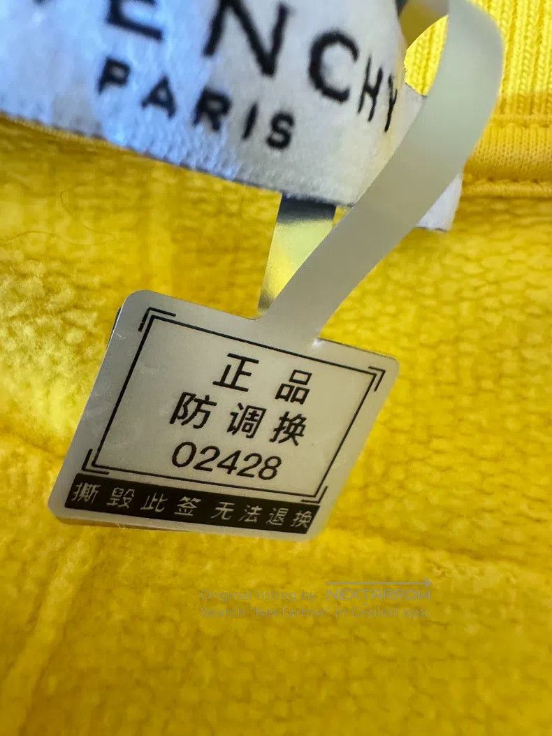 Givenchy Givenchy Yellow Sweatshirt Size US M / EU 48-50 / 2 - 5 Thumbnail
