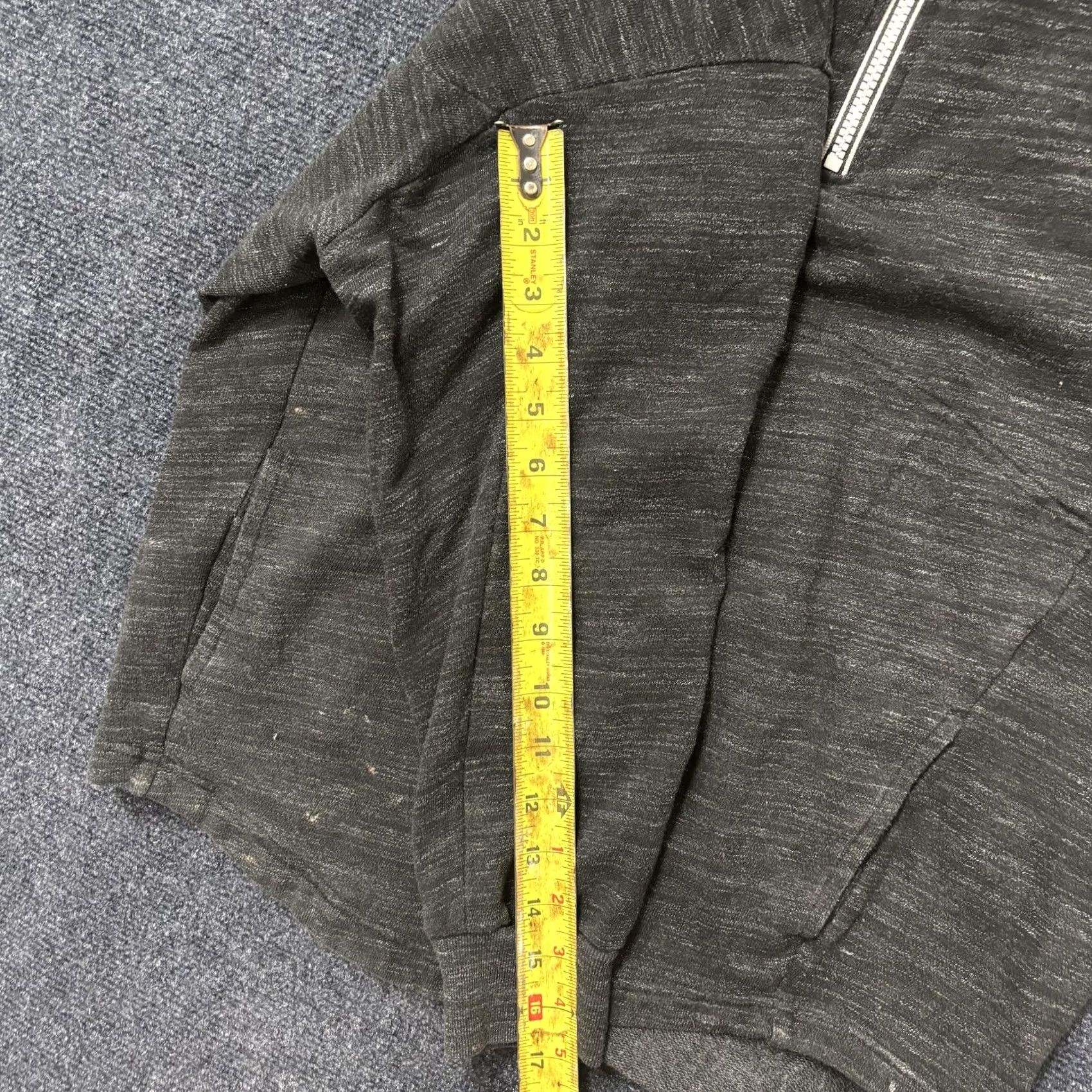 Pinko PINK Victoria's Secret Sweatshirt Womens Small Gray 1/4 Zip Mock Neck College Logo 86 Dog Size S / US 4 / IT 40 - 7 Thumbnail