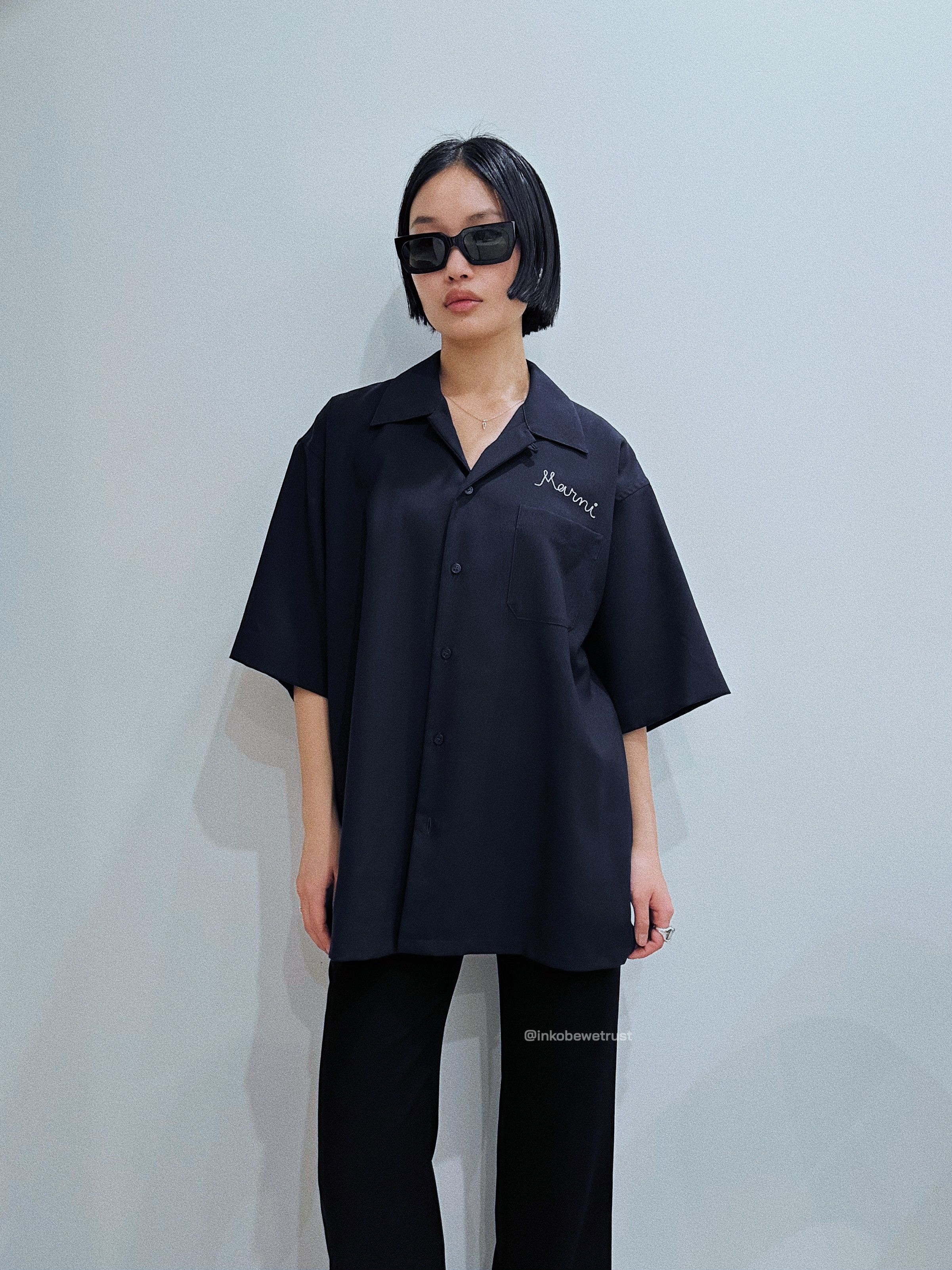 Marni Logo Embroidery Bowling Shirt (Japan Exclusive) Size US M / EU 48-50 / 2 - 1 Thumbnail