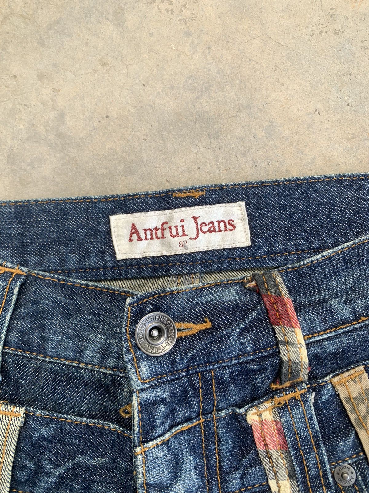 Japanese Brand Double Waist Jeans Pants Size US 32 / EU 48 - 7 Thumbnail