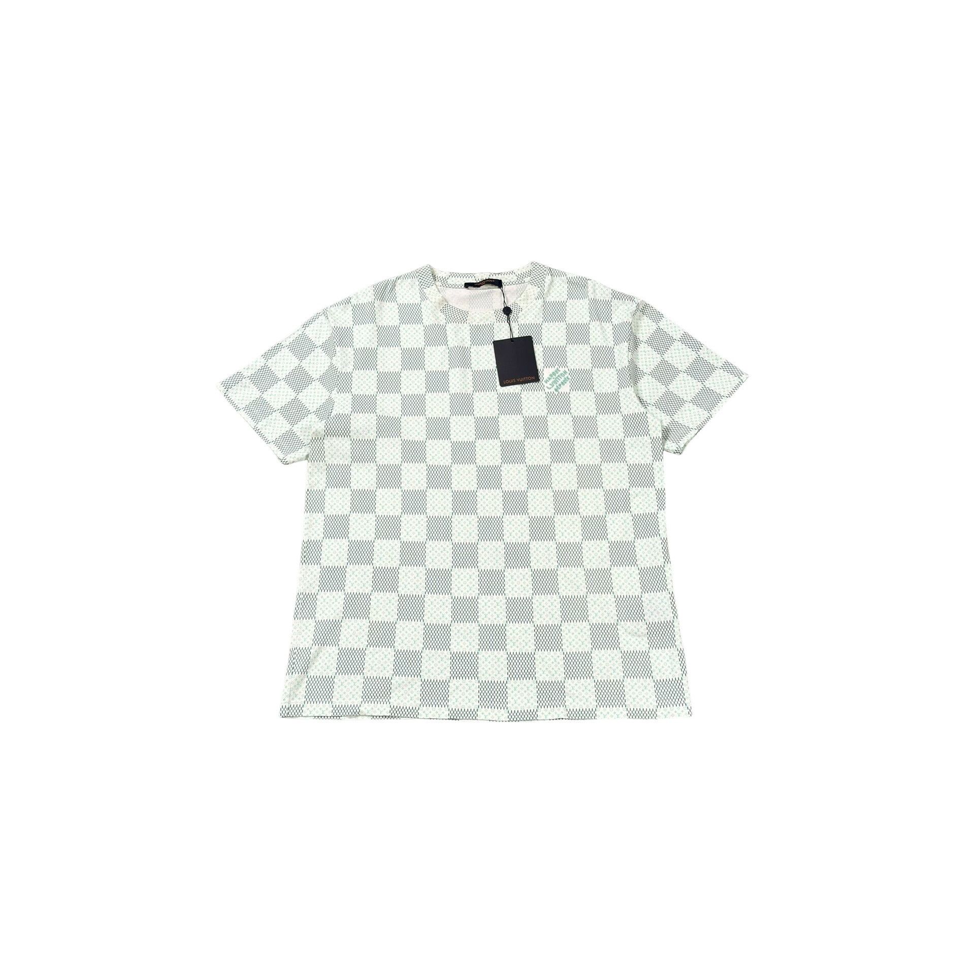 Louis Vuitton Louis Vuitton Checkerboard Print T-Shirt Size XL Size US XL / EU 56 / 4 - 1 Thumbnail