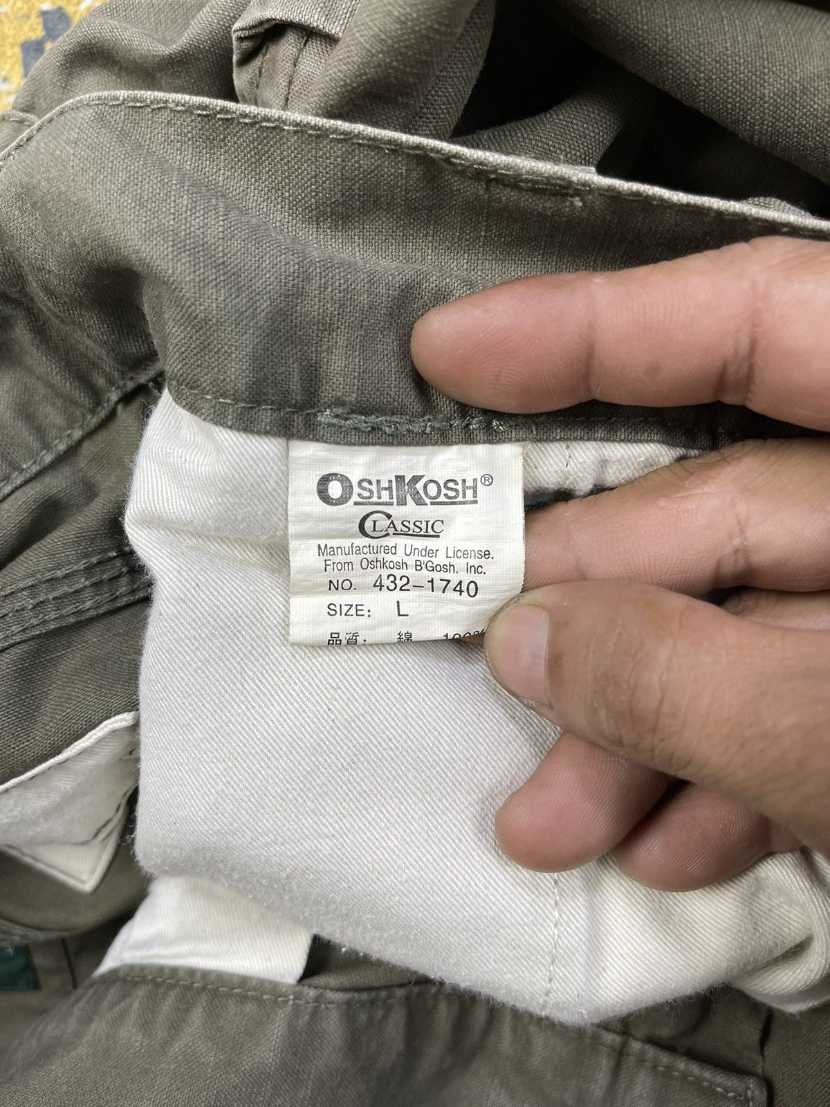 Oshkosh Vintage Oshkosh Classic Carpenter Short Pants Size US 34 / EU 50 - 9 Thumbnail