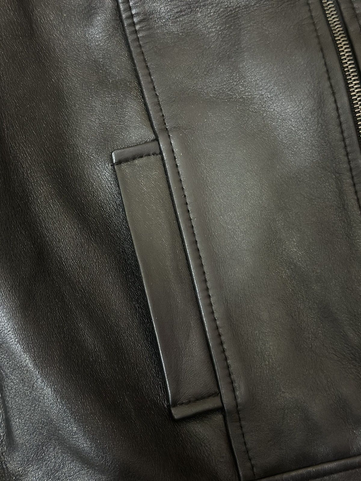 Gucci Gucci By Tom ford 1997 Flared Sleeve - Leather Jacket Size M / US 6-8 / IT 42-44 - 10 Thumbnail