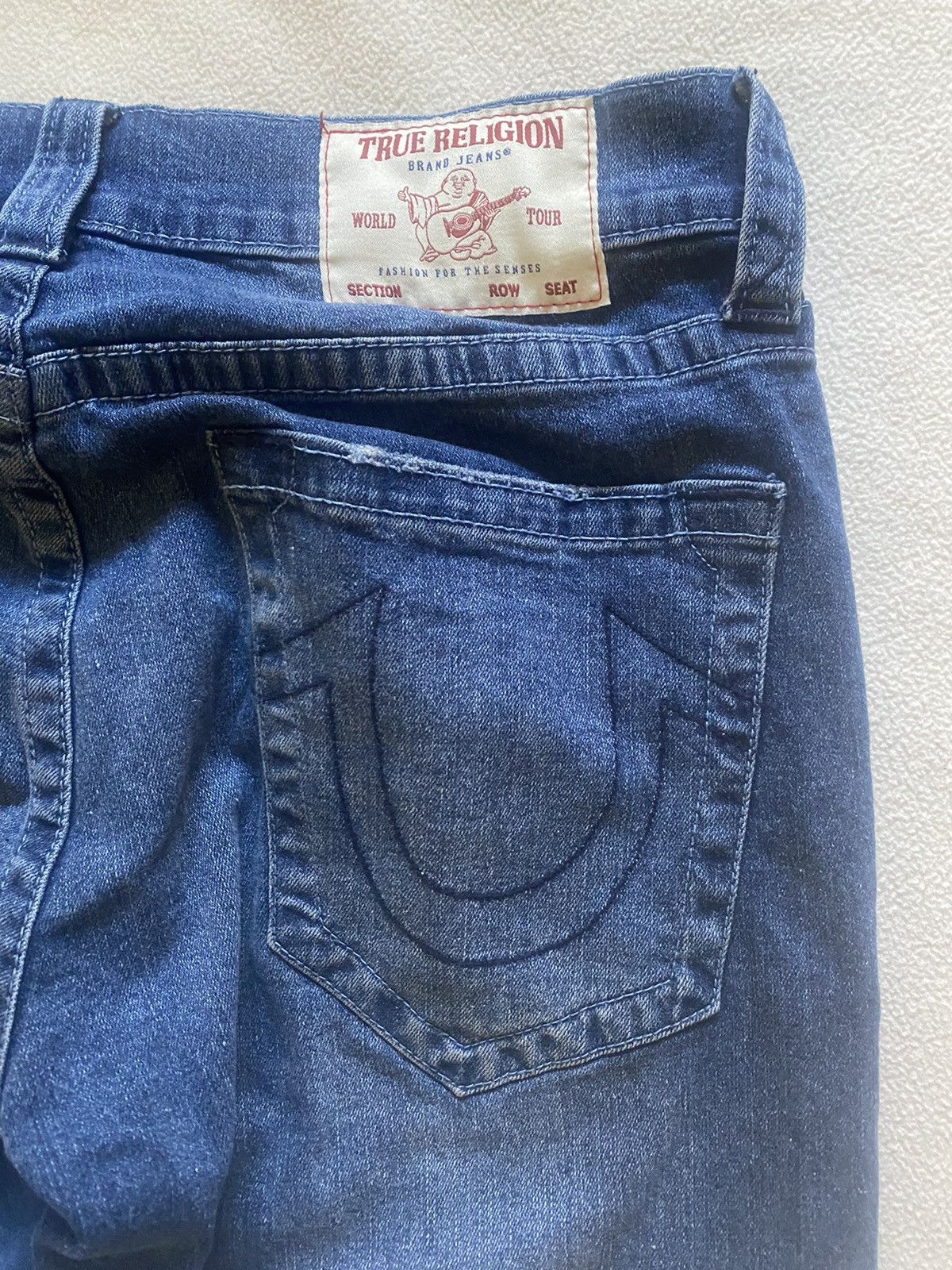 True Religion True Religion Rickey Relaxed Straight Fit Size US 33 - 3 Thumbnail