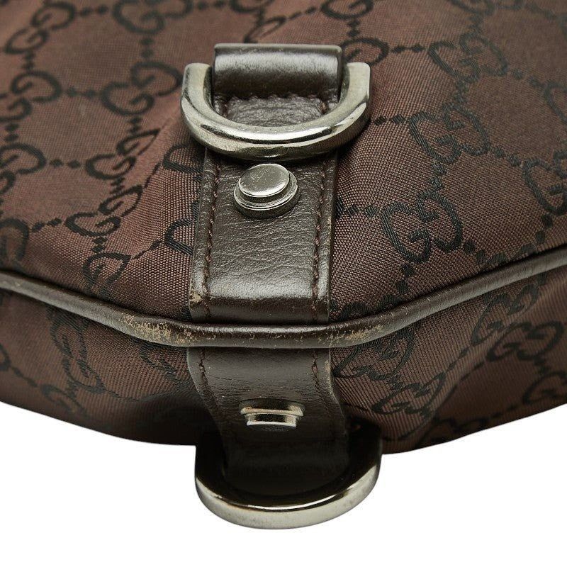 Gucci Gucci GG Nylon Abbey Shoulder Bag Brown Size ONE SIZE - 6 Thumbnail