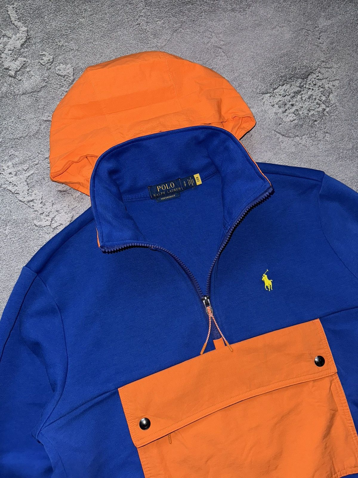 Polo Ralph Lauren × Vintage Polo Ralph Lauren hybrid 1/4 zip sweatshirt hoodie pullover Size US S / EU 44-46 / 1 - 8 Thumbnail