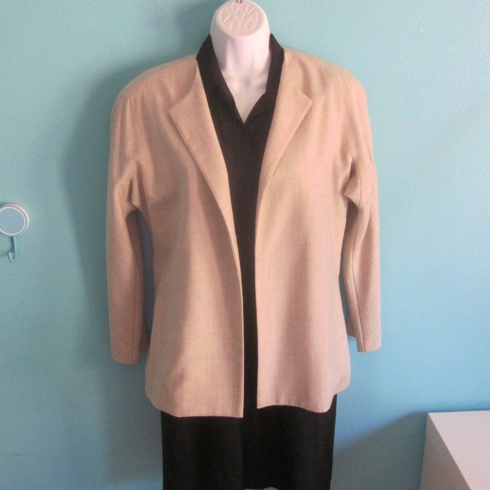 Isaac Mizrahi Isaac Mizrahi Vintage Wool Open Front Blazer Size 6 Size M / US 6-8 / IT 42-44 - 5 Thumbnail