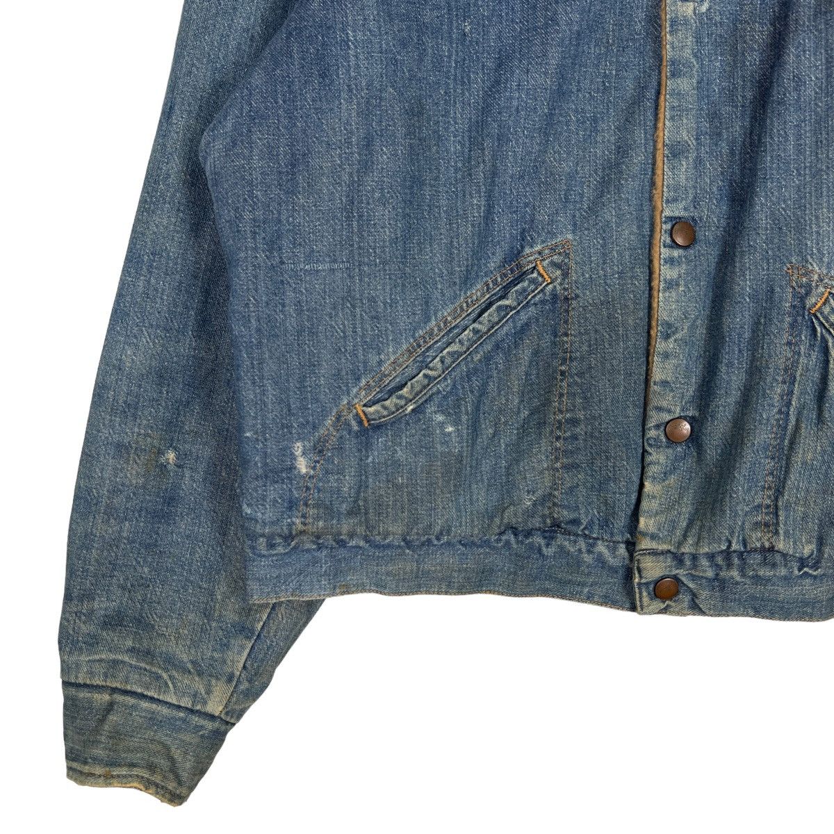 Vintage 🔥 VINTAGE WRANGLER SHEARLING TRUCKER JACKET MADE IN USA Size US M / EU 48-50 / 2 - 4 Thumbnail