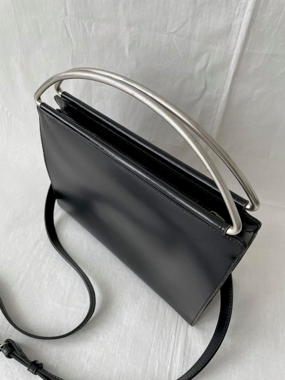 Yohji Yamamoto Yohji Yamamoto Y’saccs Leather Sling Bag Size ONE SIZE - 3 Thumbnail