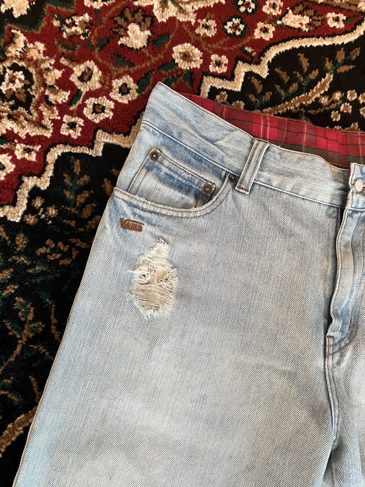 Vans × Vintage Y2K Vans Skateboard Jorts Size US 34 / EU 50 - 8 Thumbnail