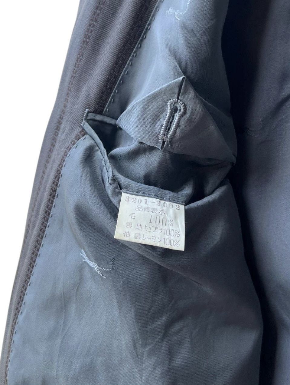 Kenzo Vintage Kenzo Striped Virgin Wool Double Breasted Jacket Size US M / EU 48-50 / 2 - 15 Thumbnail