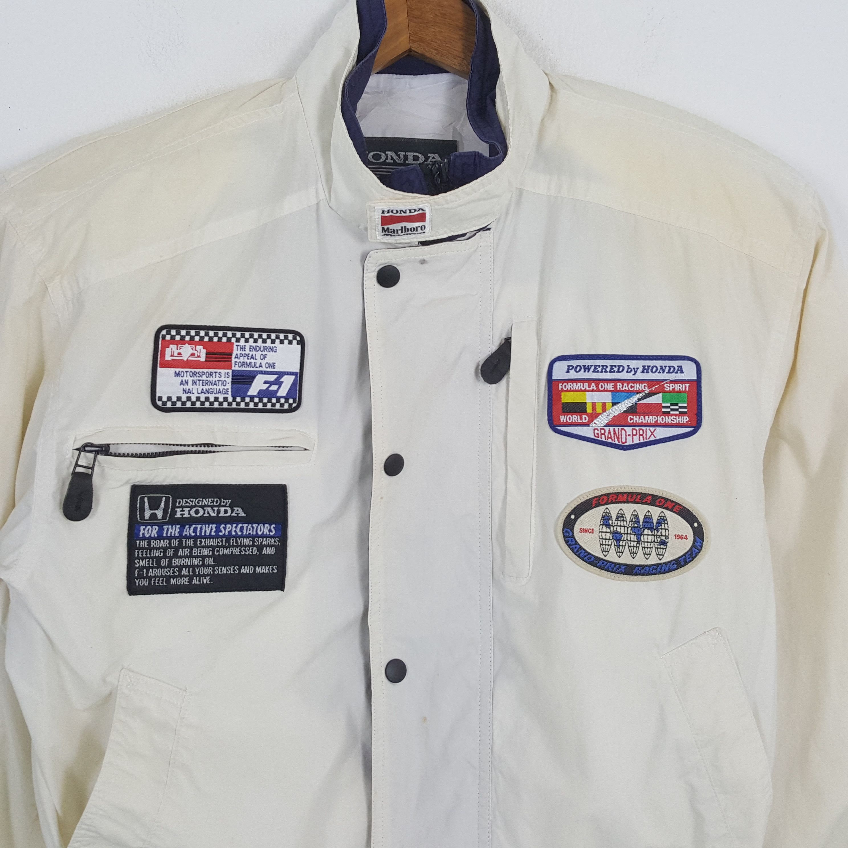 Honda × Japanese Brand × Vintage Vintage HONDA F1 Japanese Motorsports Racing Jacket Size US L / EU 52-54 / 3 - 2 Thumbnail