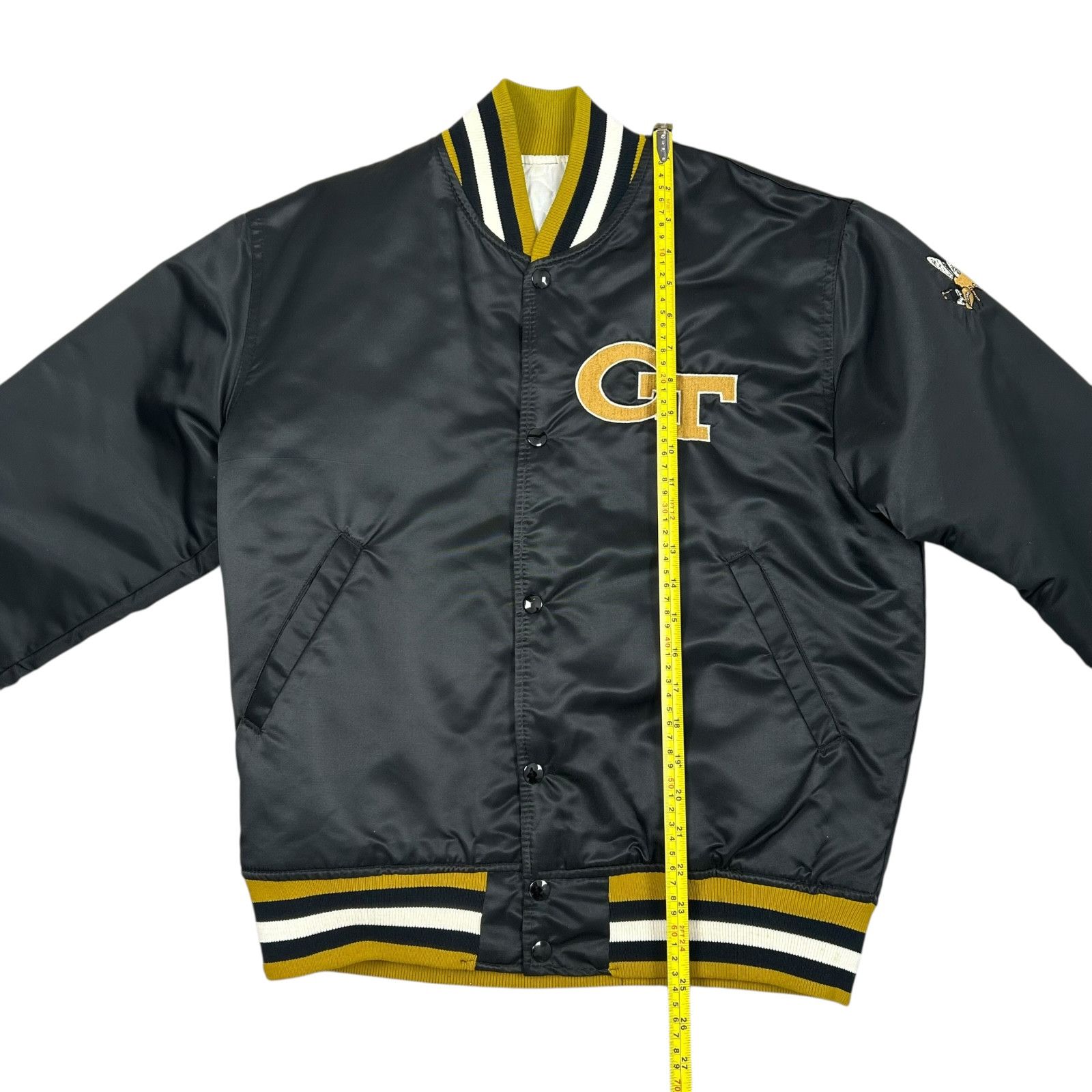 NBA VTG 90s NCAA GEORGIA TECH YELLOW STARTER SATIN JACKET Size US M / EU 48-50 / 2 - 11 Thumbnail