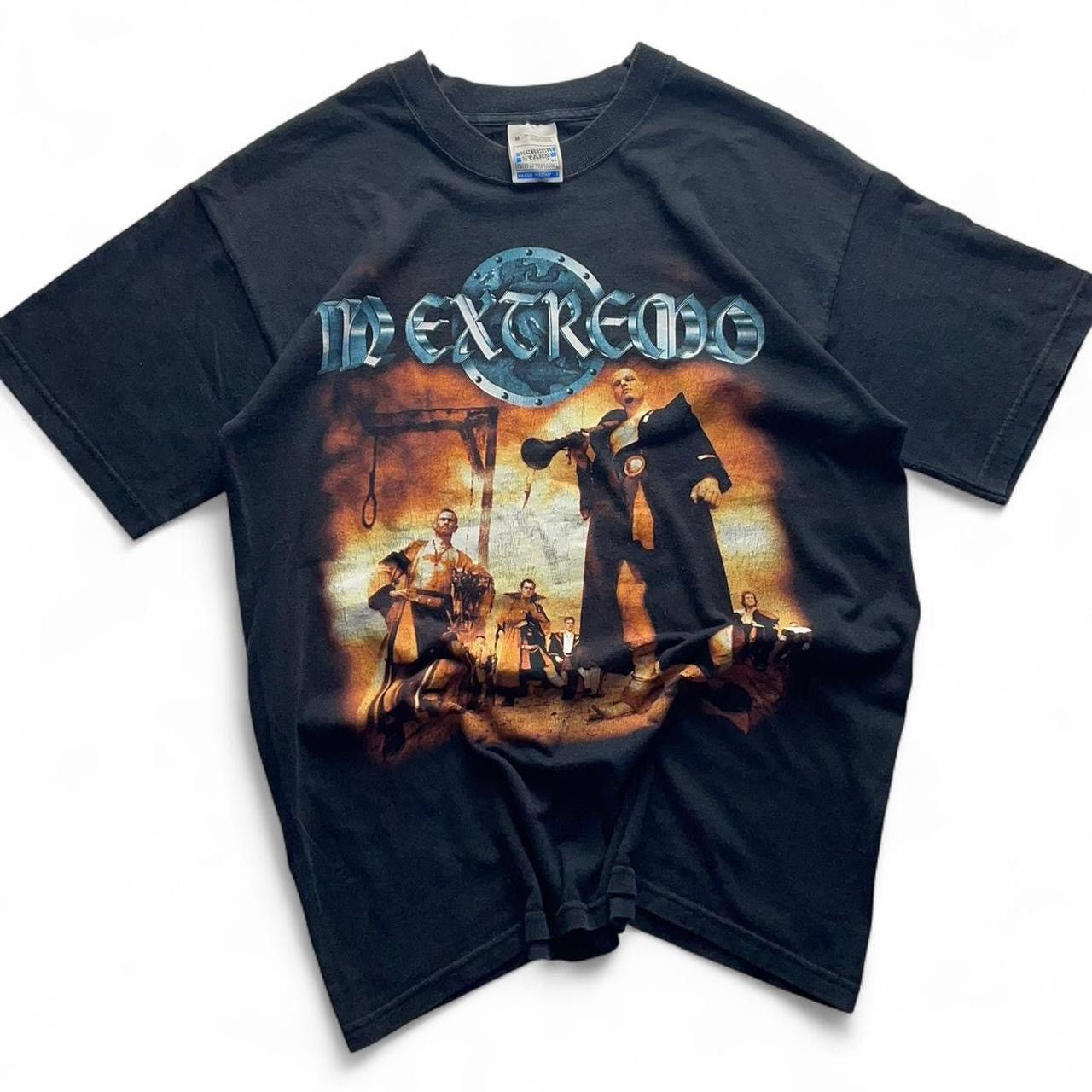 Band Tees 🌹💫1990S IN EXTREMO TOUR T SHIRT VINTAGE MERCH METAL ROCK Size US M / EU 48-50 / 2 - 1 Thumbnail