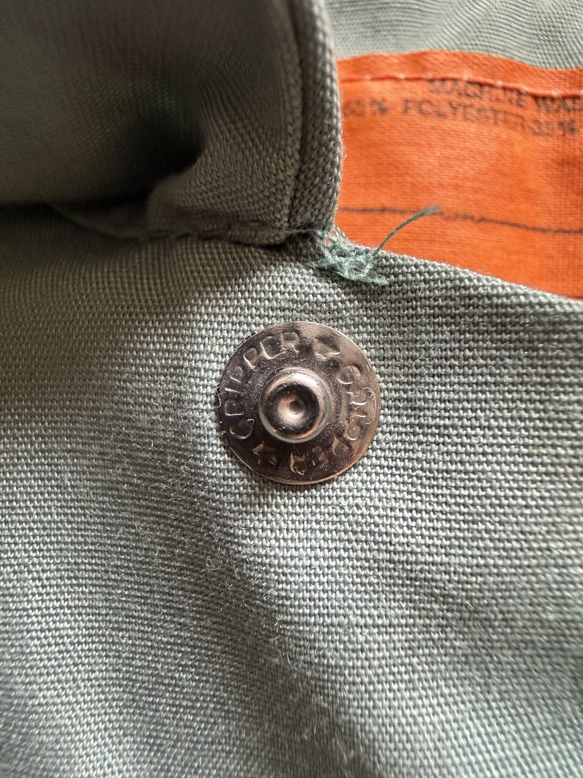 Vintage Vintage 70s Chain Stitched Button Up Work Shirt Size US M / EU 48-50 / 2 - 6 Thumbnail