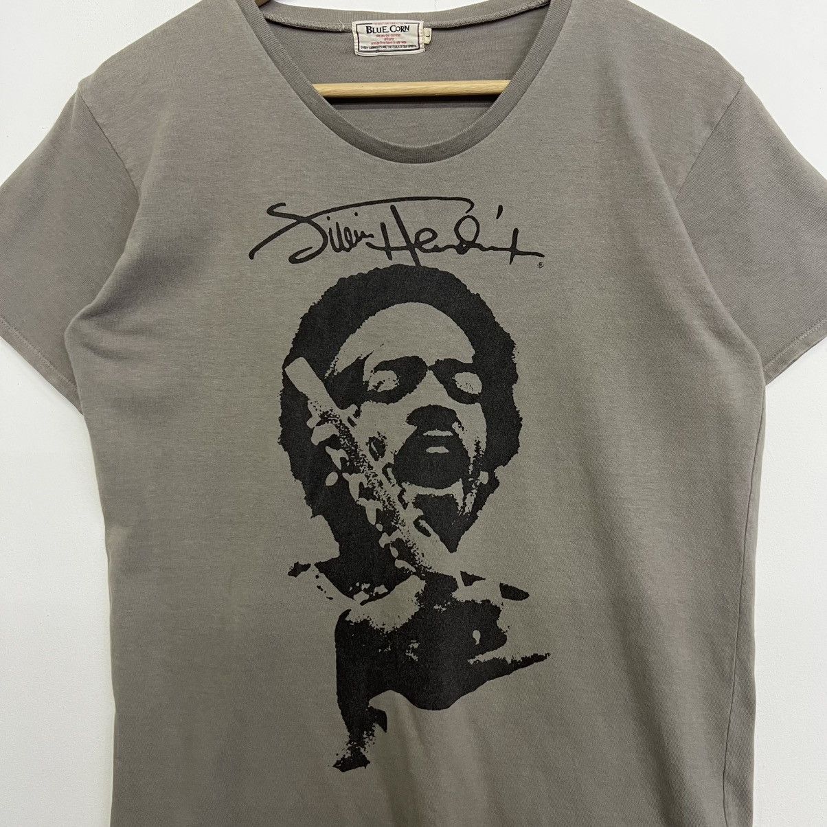 Jimi Hendrix Blue Corn featured Jimi Hendrix Graphic Tshirt Size US L / EU 52-54 / 3 - 2 Thumbnail