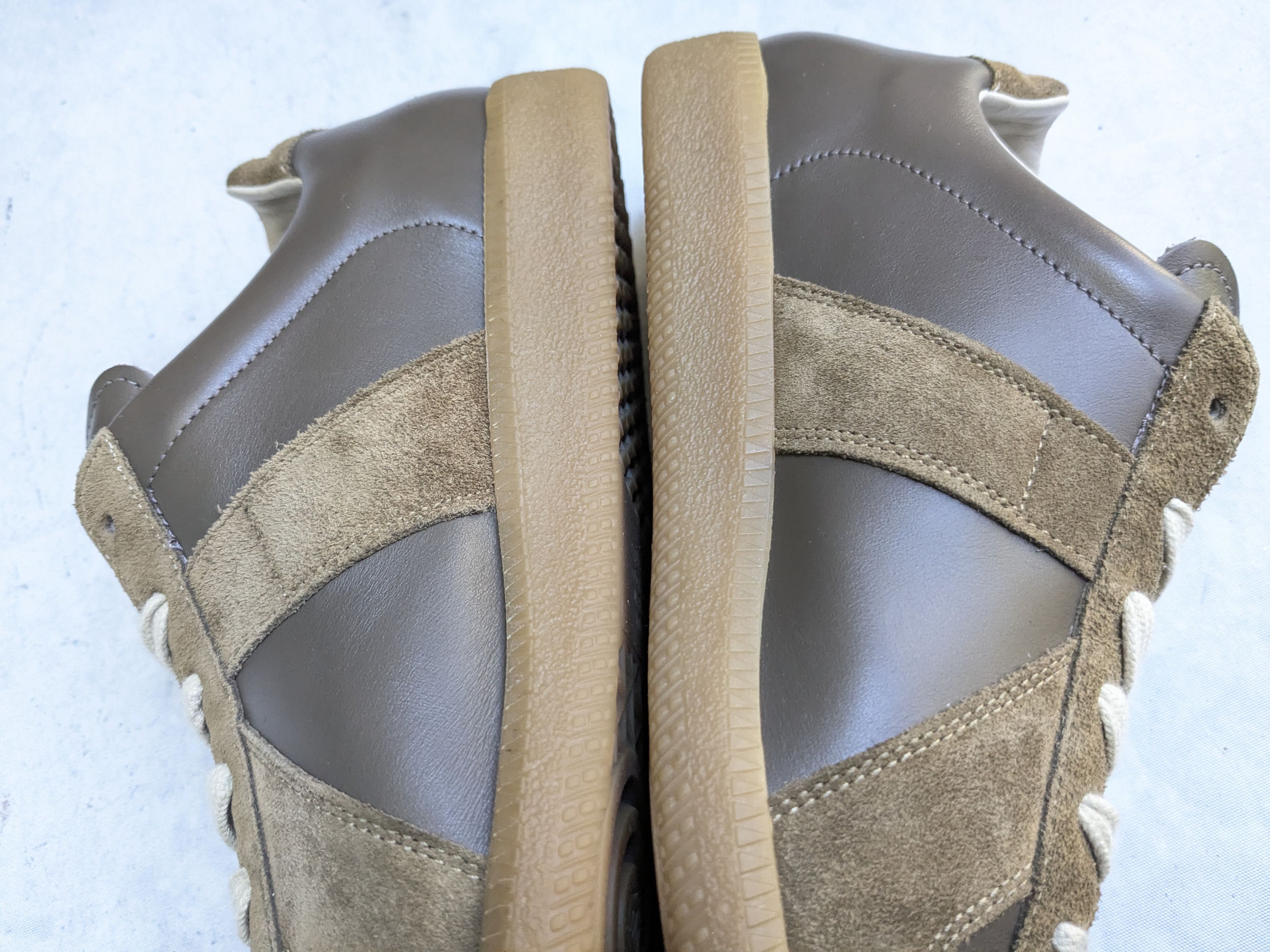 Maison Margiela Maison Margiela GAT Replica Olive Green 10 43 Suede Leather Size US 10 / EU 43 - 12 Thumbnail