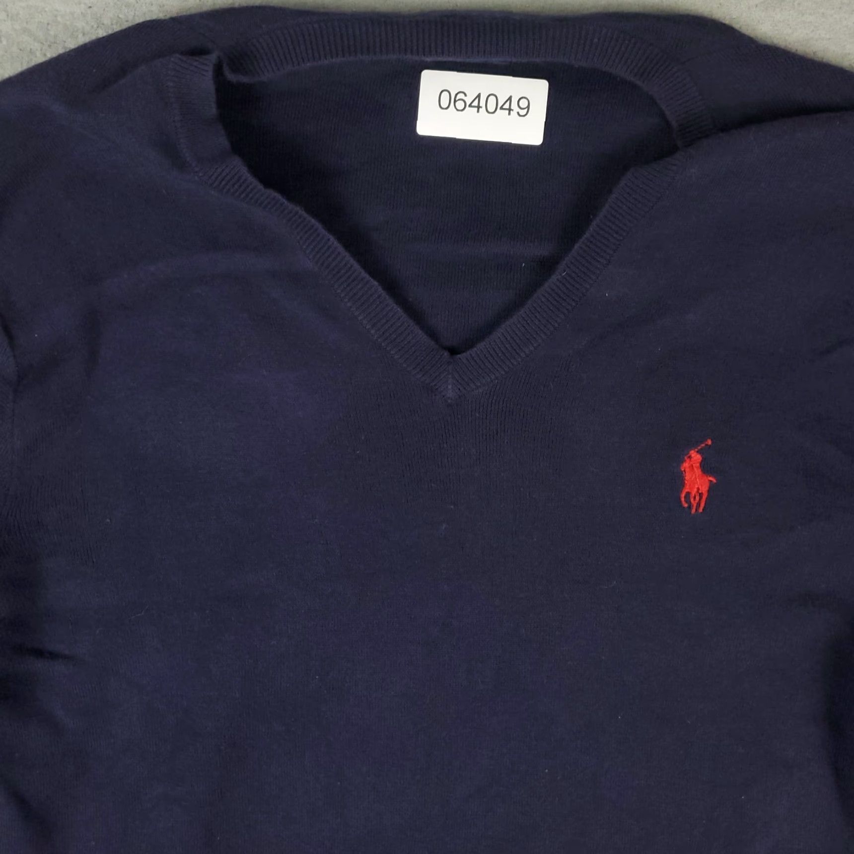Polo Ralph Lauren Polo Ralph Lauren Sweater Mens Size Small Blue V-Neck Pullover Knit Casual Classic Size US S / EU 44-46 / 1 - 2 Thumbnail