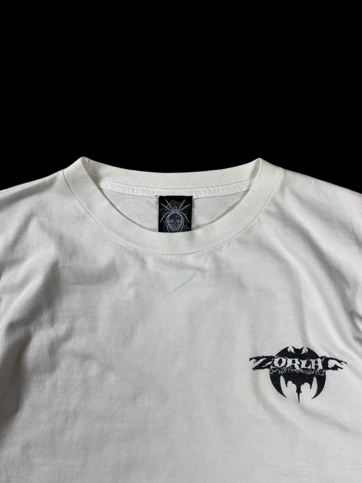 Vintage Vintage Zorlac Skateboard Tee Size US XL / EU 56 / 4 - 3 Thumbnail