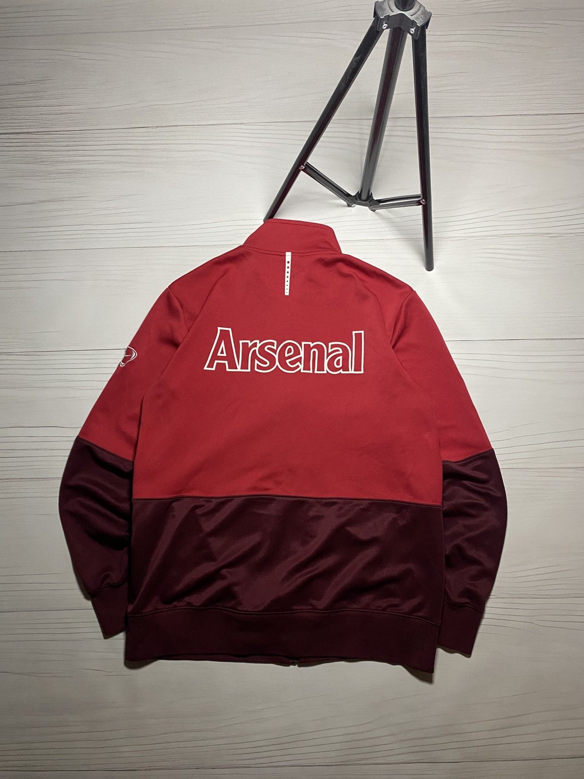 Nike × Vintage Vintage Nike Arsenal training soccer football y2k jacket Size US XL / EU 56 / 4 - 2 Thumbnail