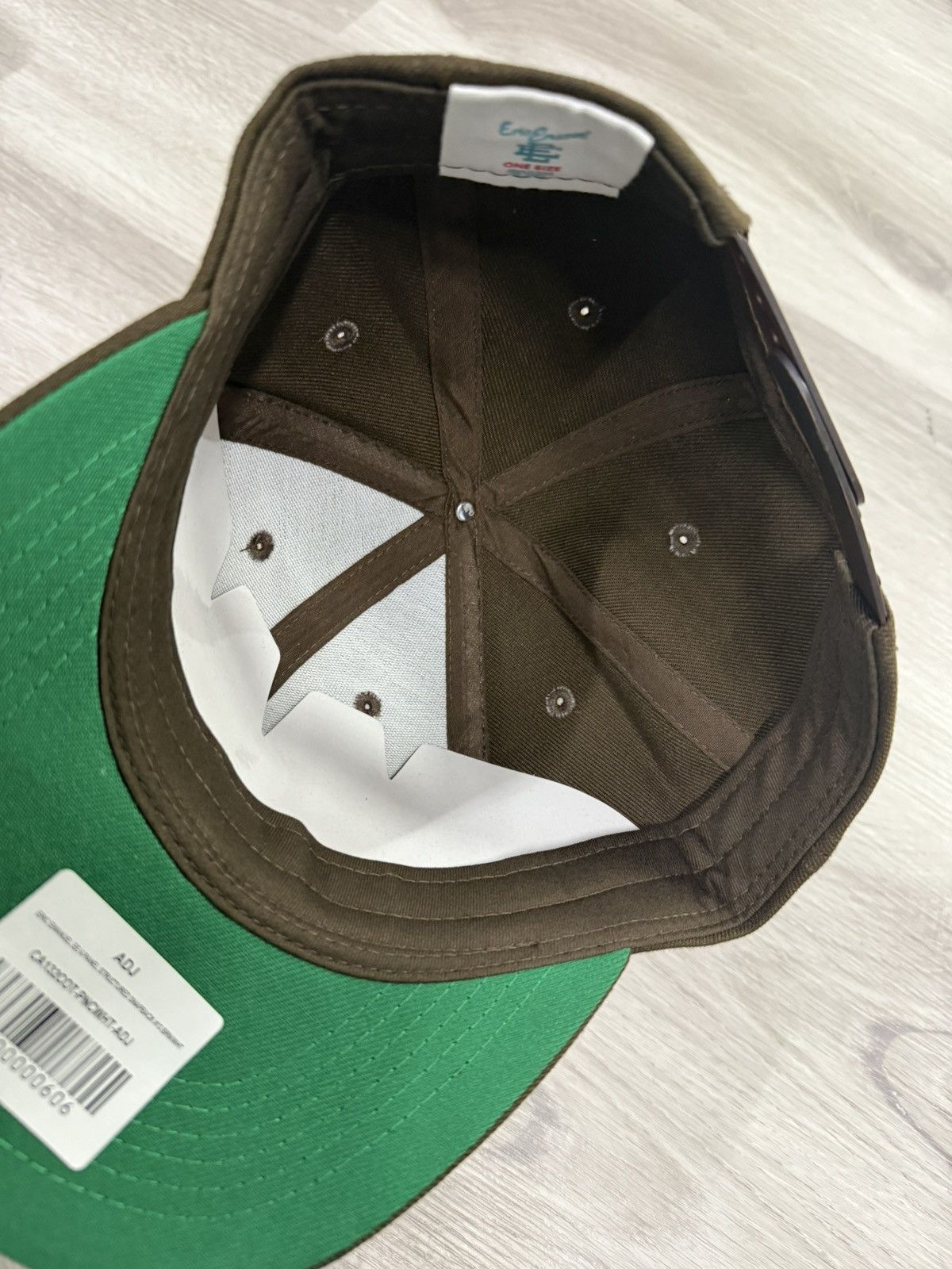 Eric Emanuel Eric Emanuel EE 6-Panel Structured Snapback Hat Brown Size ONE SIZE - 6 Thumbnail