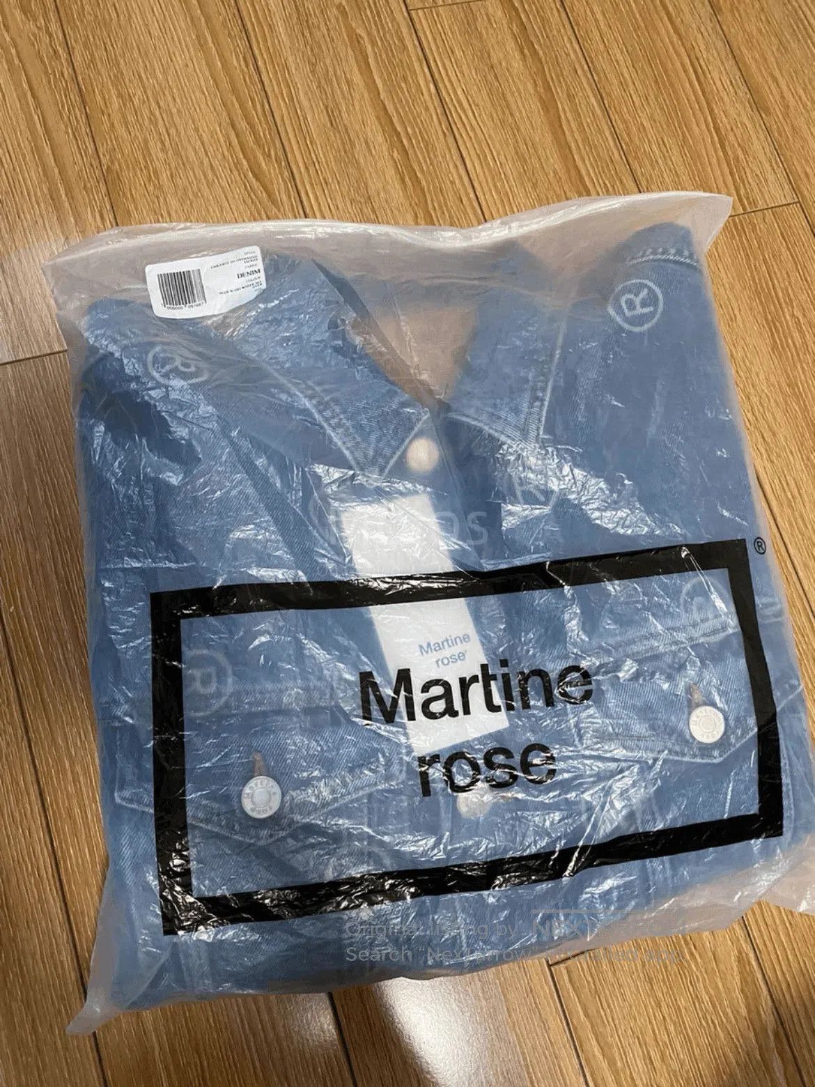 Martine Rose Martine Rose 22AW R Logo Denim Jacket. Size US S / EU 44-46 / 1 - 7 Thumbnail