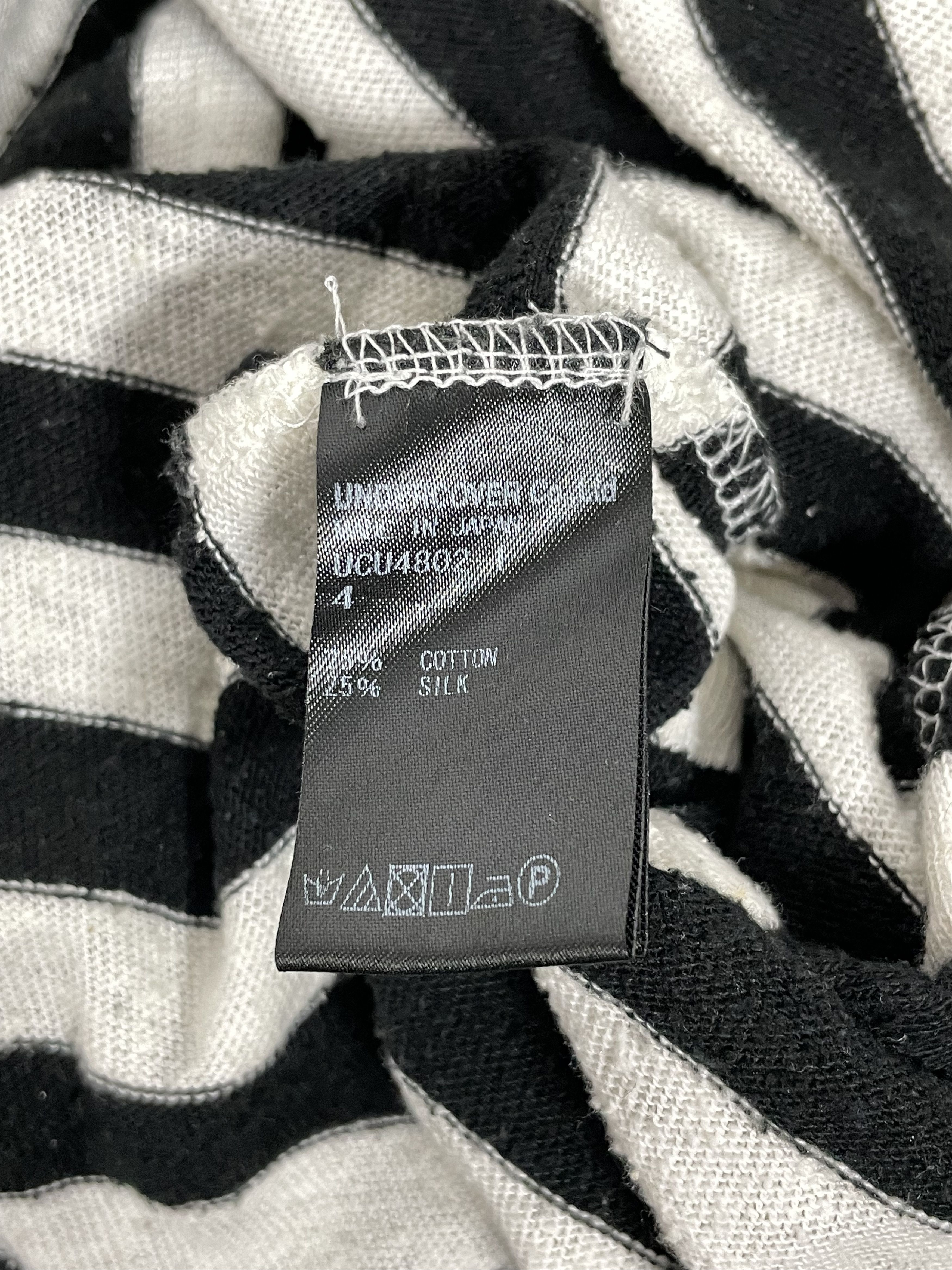 Undercover SS19 Stripe Distressed Knit Longsleeve Size US XL / EU 56 / 4 - 5 Thumbnail