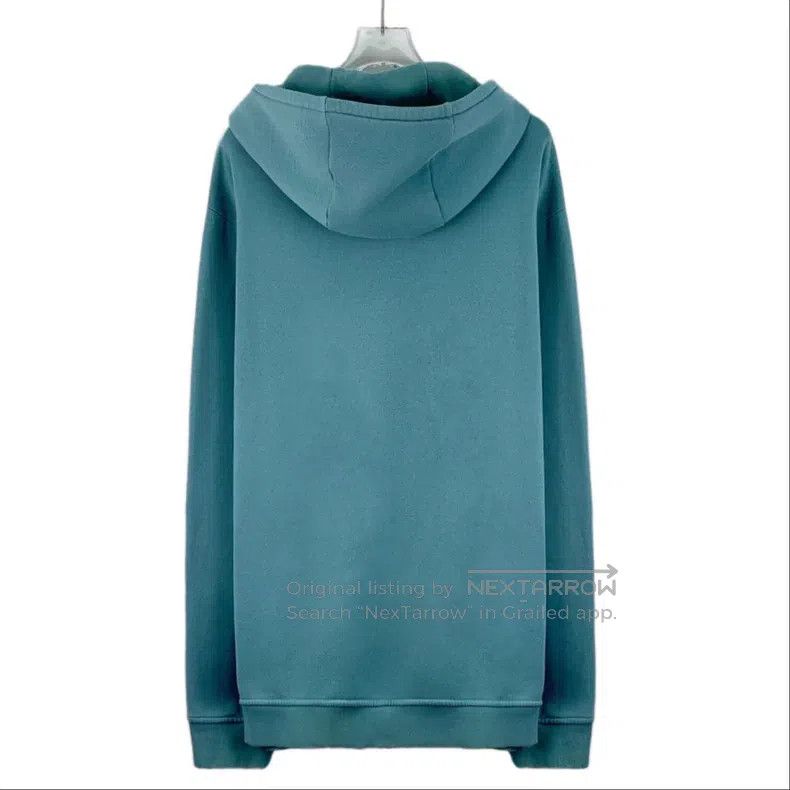 Hermes Hermes Blue Cotton Hooded Drawstring Long Sleeve Zipper Sw Size US XXL / EU 58 / 5 - 2 Thumbnail