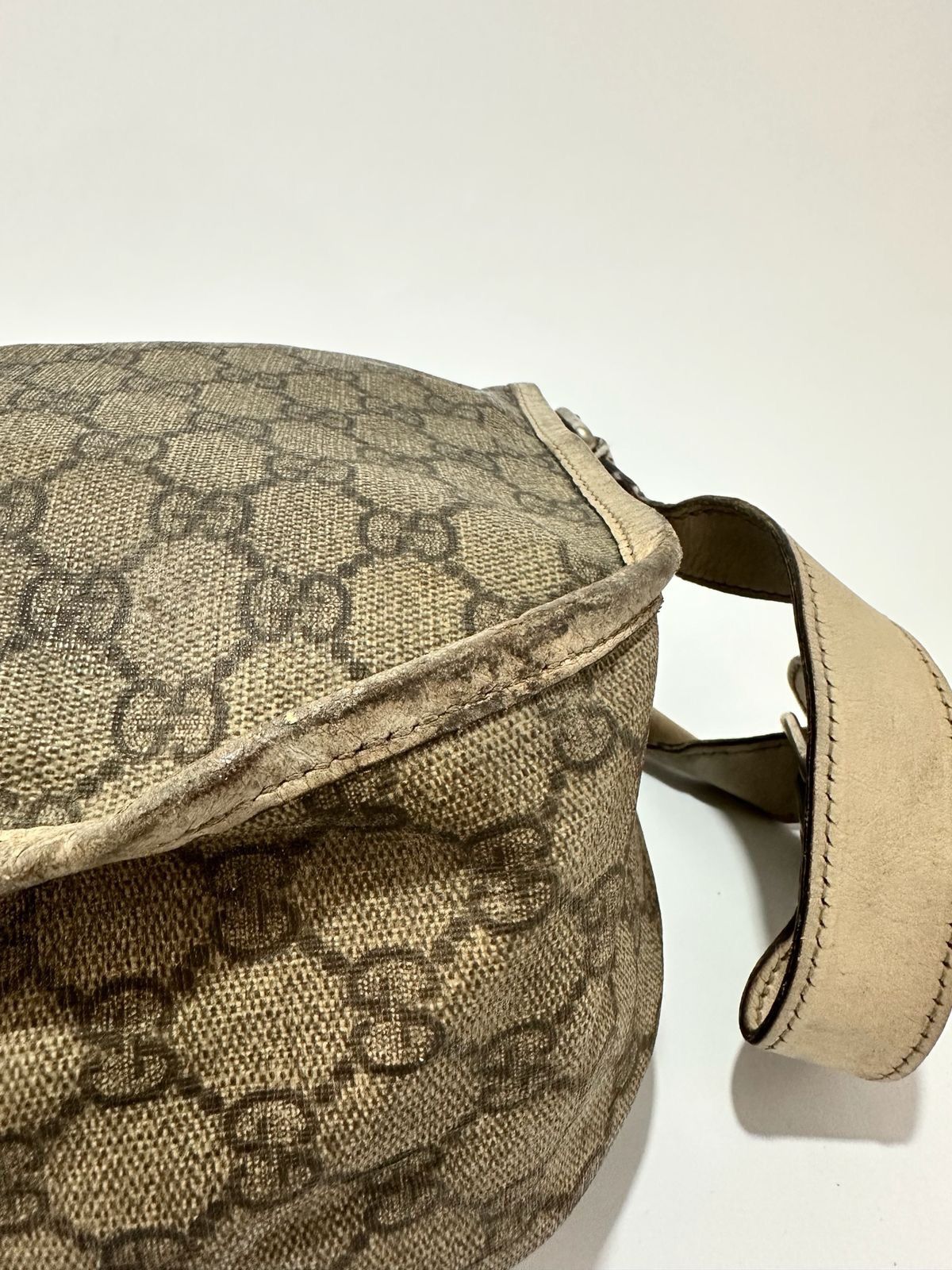 Gucci GUCCI Monogram Medium Double Buckle Flap Messenger Bag Size ONE SIZE - 12 Thumbnail