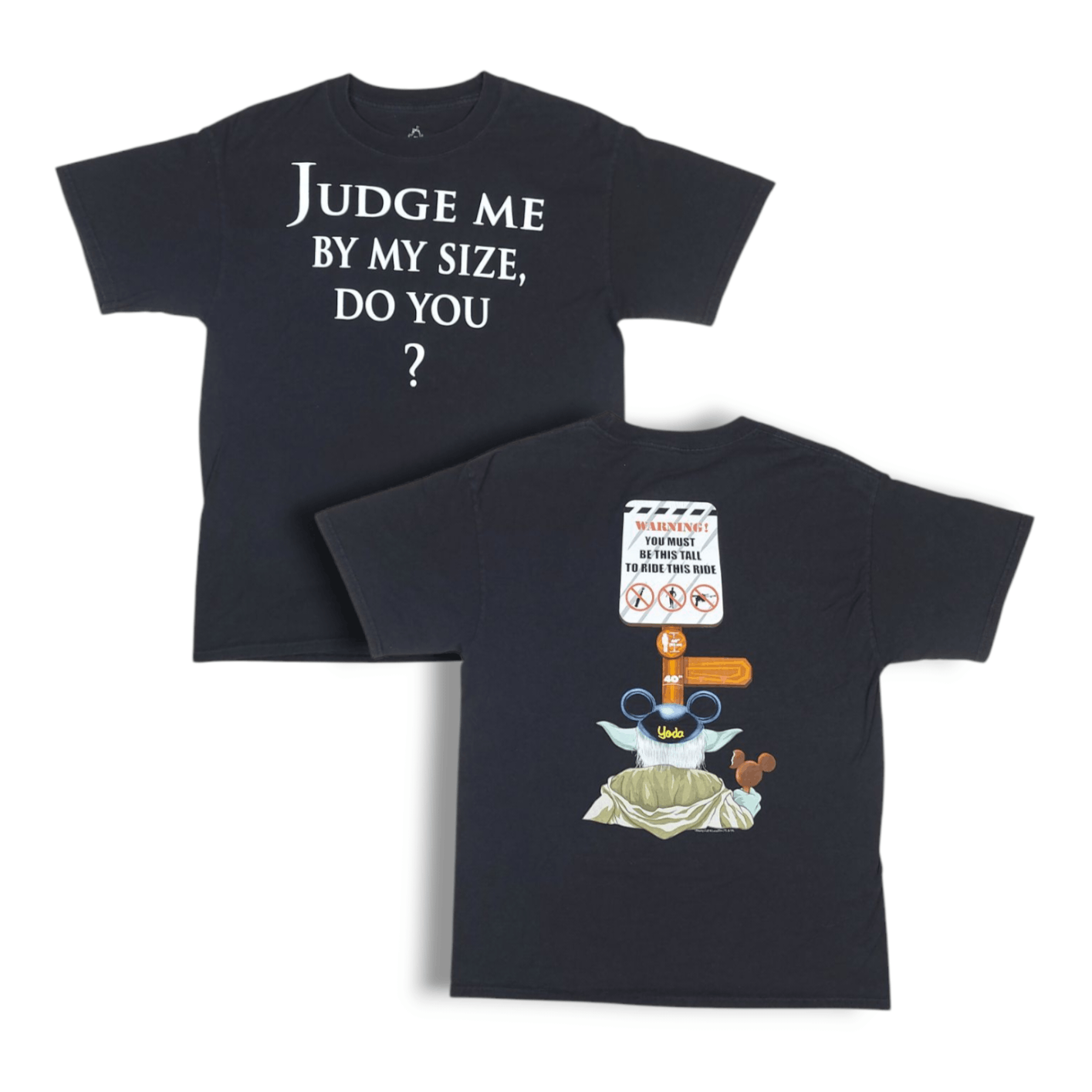 Disney × Star Wars Walt Disney Rose Blackpink Judge Me By My Size Do You? TEE Size US M / EU 48-50 / 2 - 1 Thumbnail