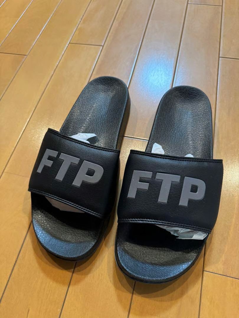 Fuck The Population Reflective Logo Slides Size US 10 / EU 43 - 2 Thumbnail