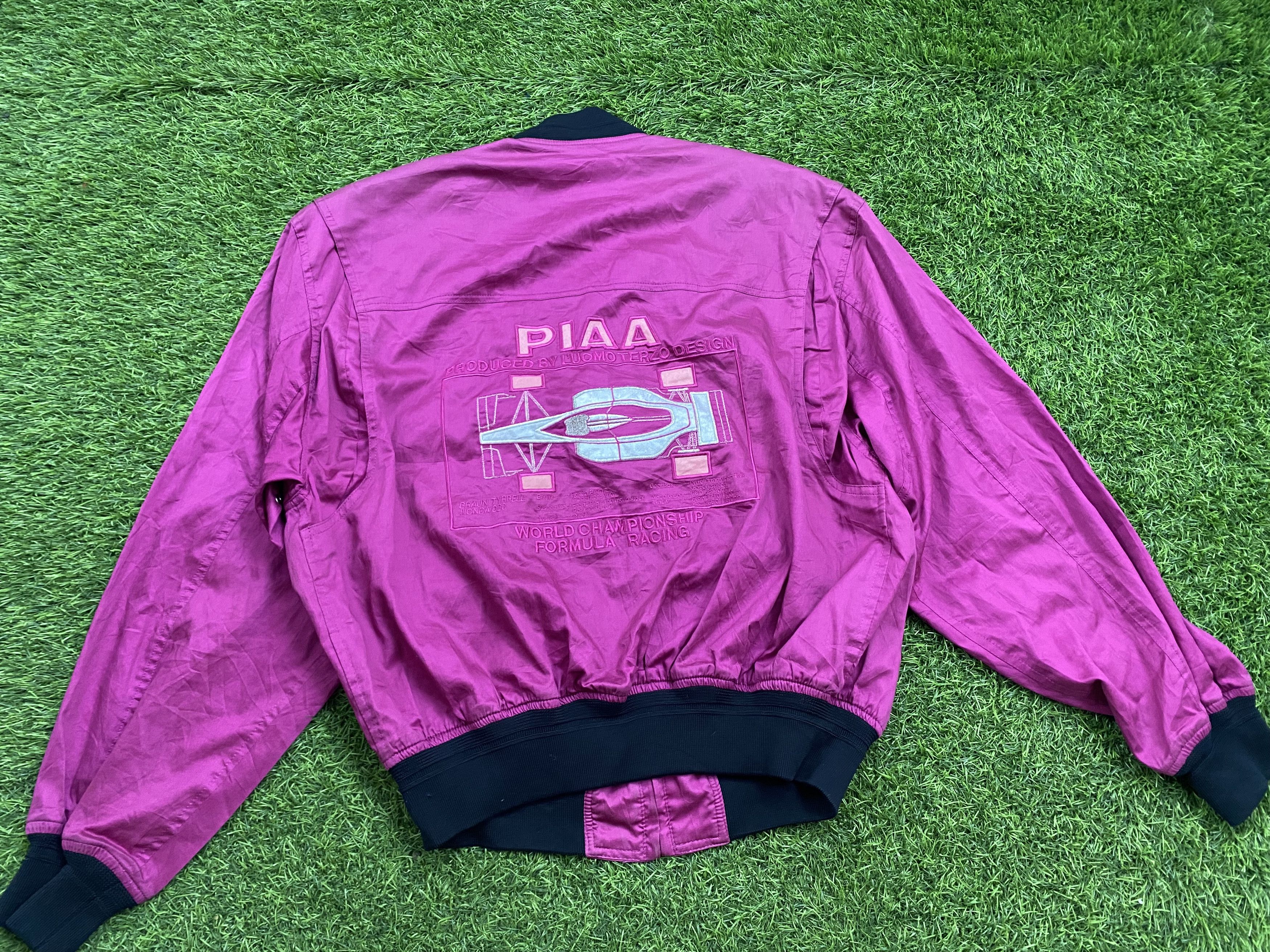 Formula 1 × Vintage Vintage Piaa World Championshp Formula Racing Bomber Jacket Size US S / EU 44-46 / 1 - 1 Thumbnail